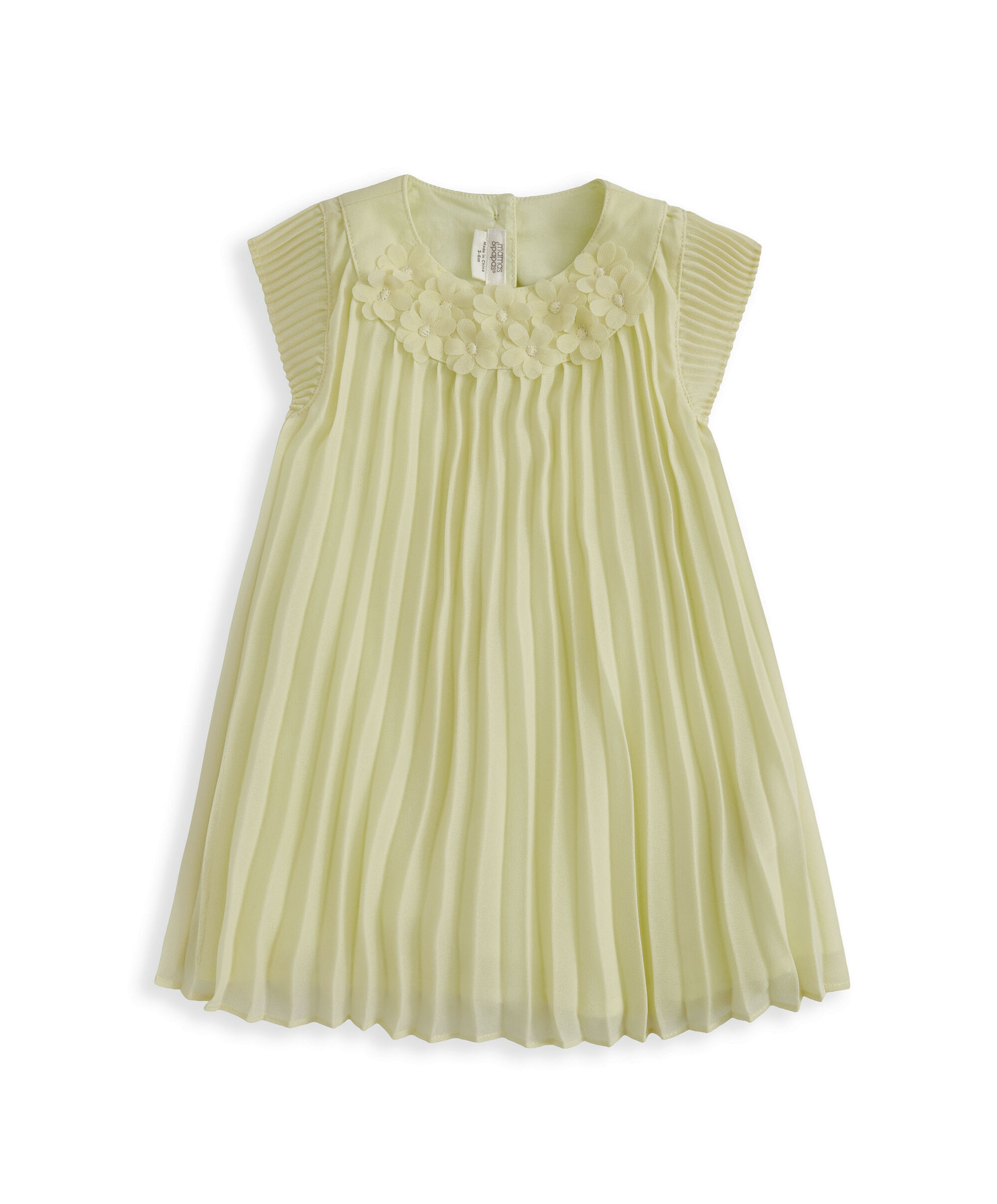 Lemon Pleat Dress image number 2