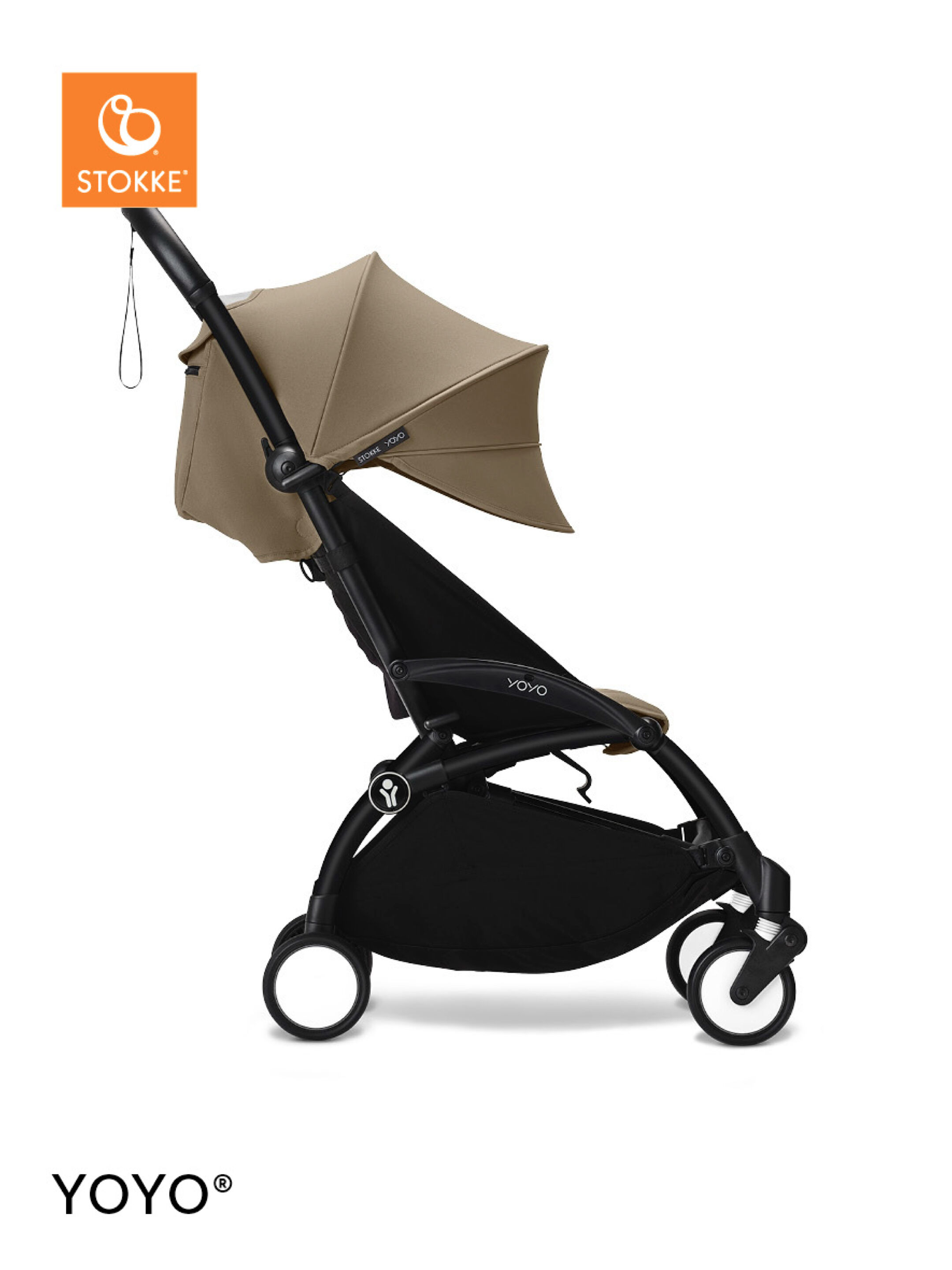 Stokke YOYO3 Black Frame with 6+ Color Pack Toffee (2 Pieces) image number 2