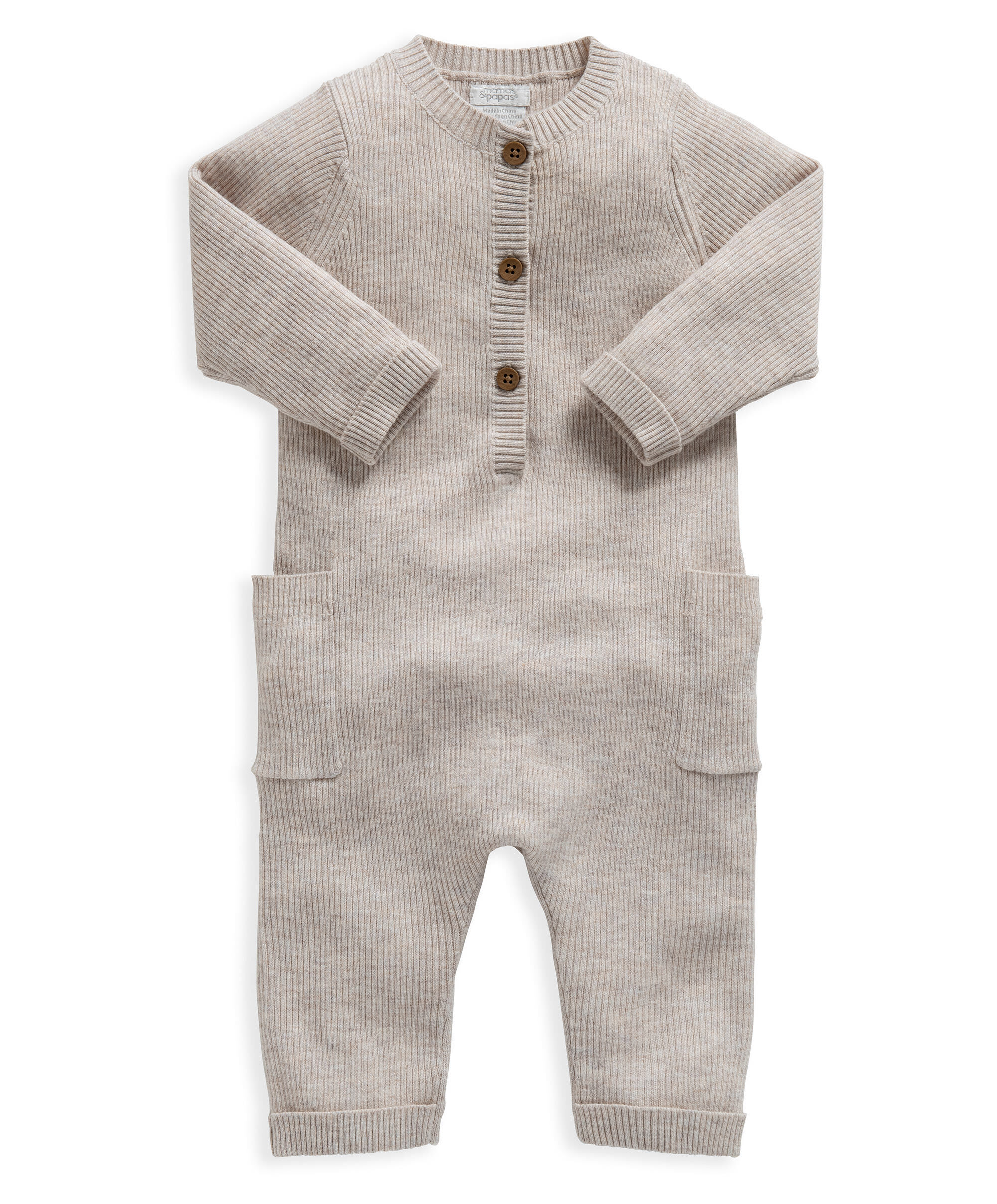 Ribbed Knit Romper image number 1