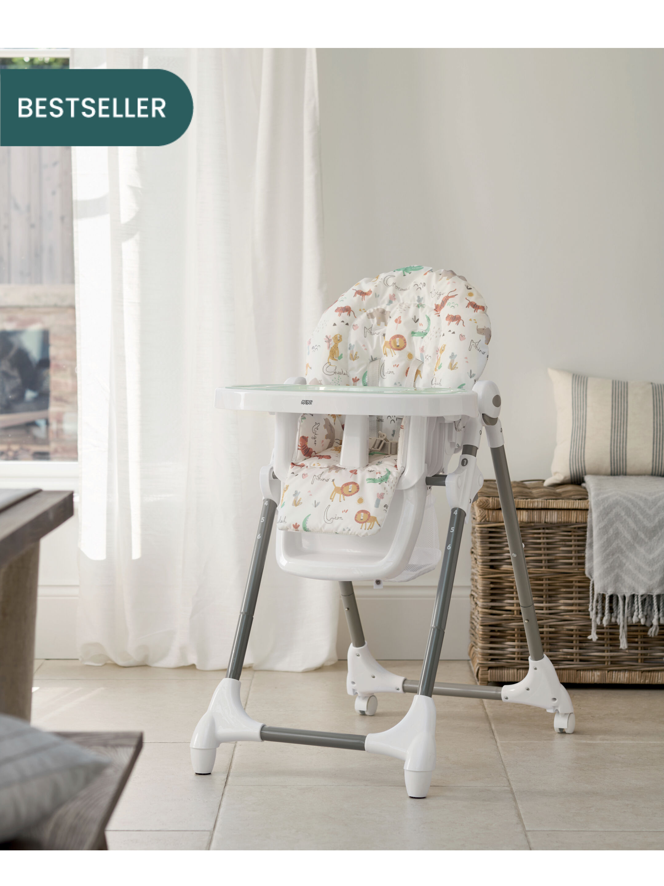 Snax Highchair - Jungle Alphabet