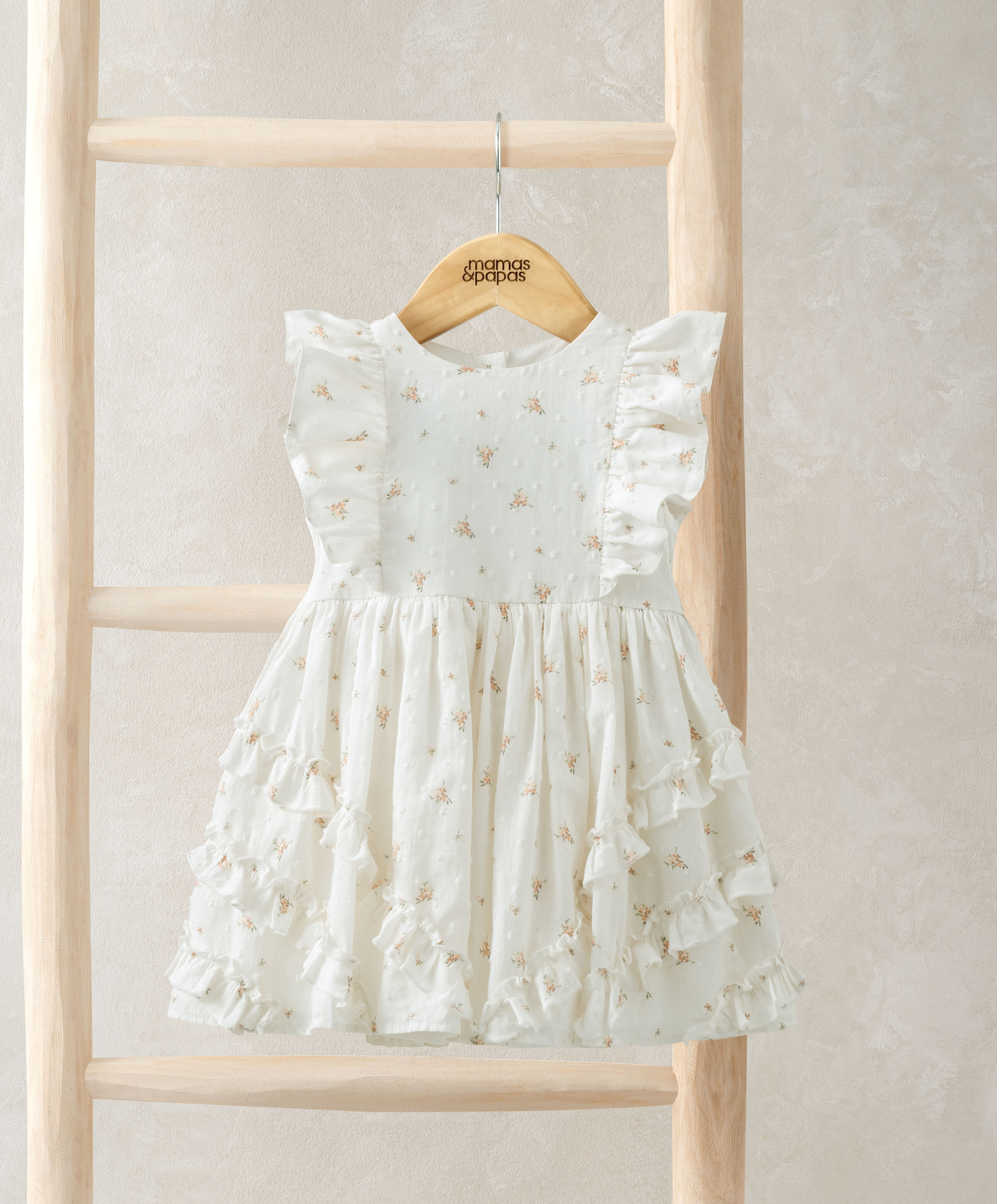 Posy Print Ruffle Hem Dress