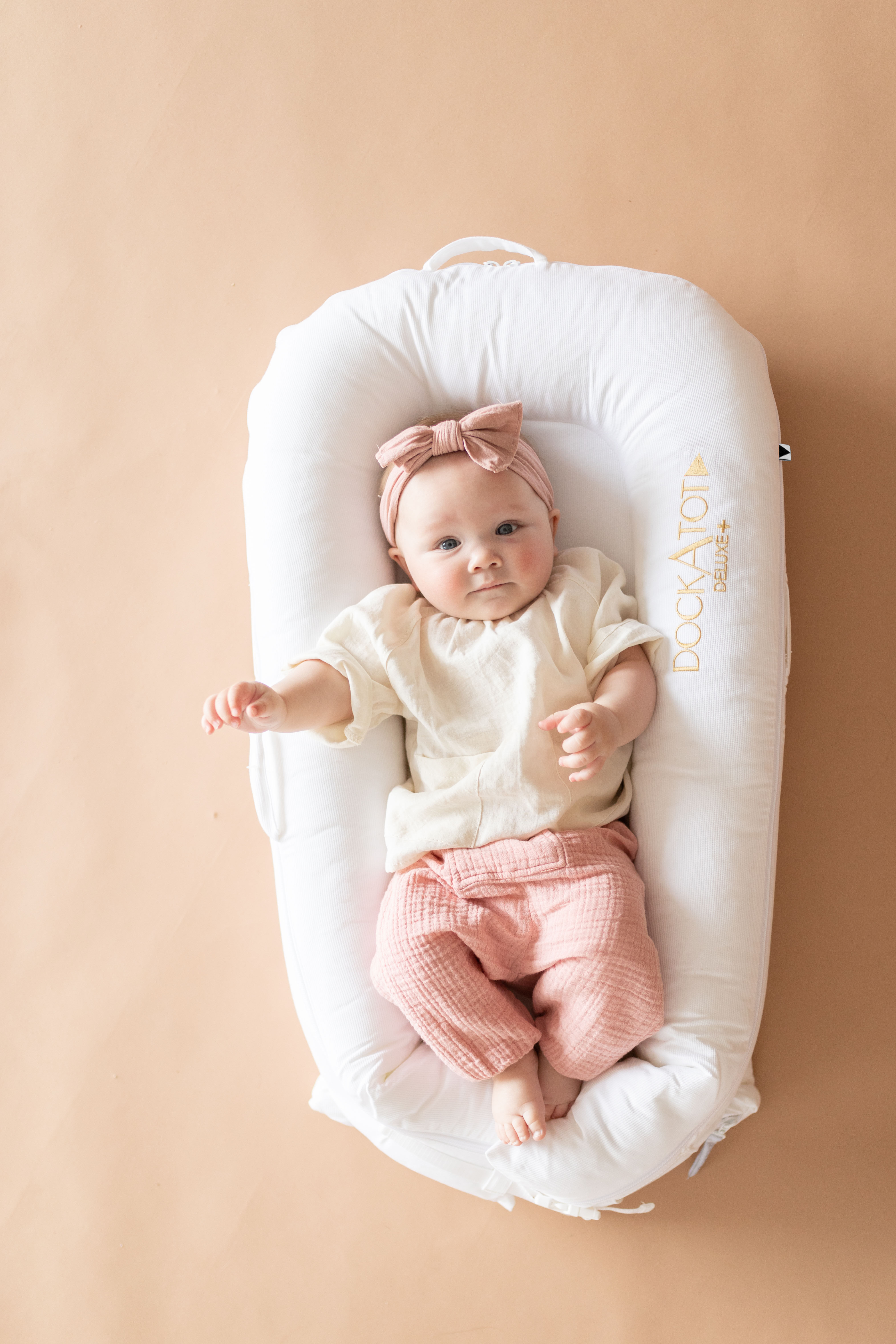 Buy DockATot Deluxe+ Cover - Pristine White - Mattresses