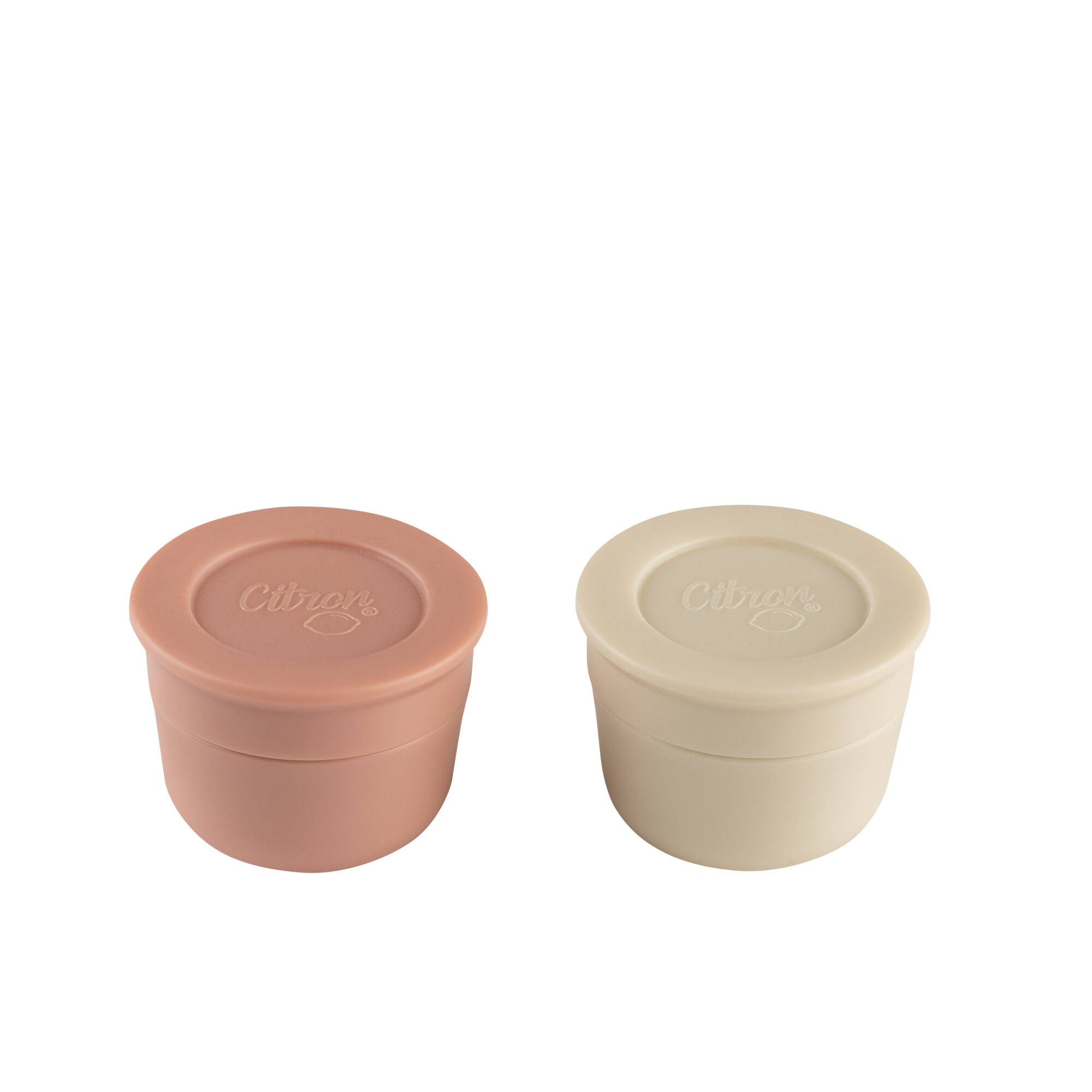 Citron Mini Sauce Containers - Blush Pink/Cream image number 2