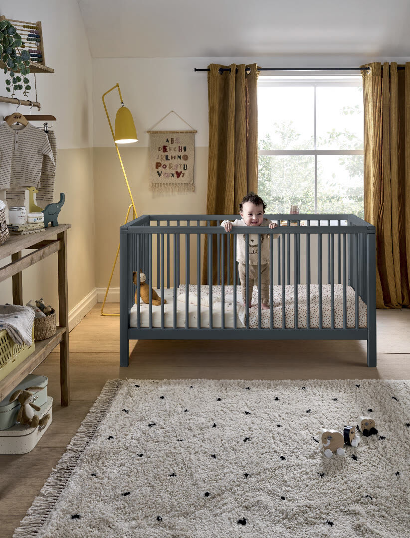 Compact Solo Cotbed - Slate image number 1