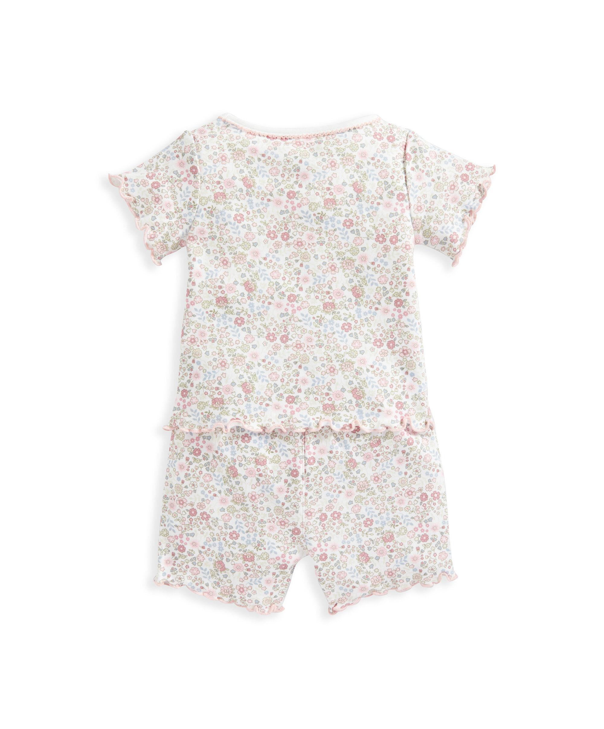 Girls Ditsy Floral Short Pyjamas image number 3