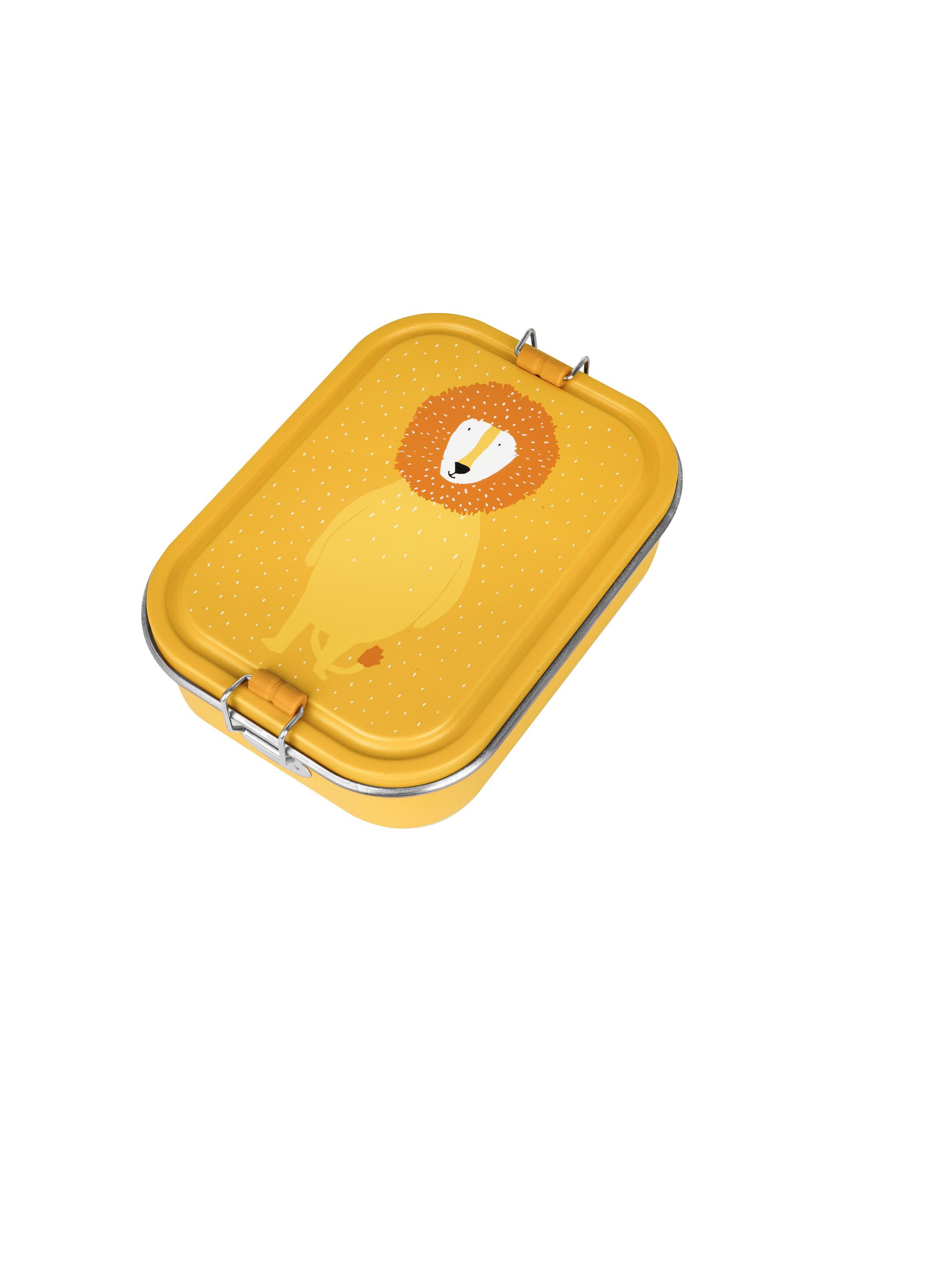 Trixie Lunch Box Large Mr. Lion Stainless Steel - Yellow image number 1