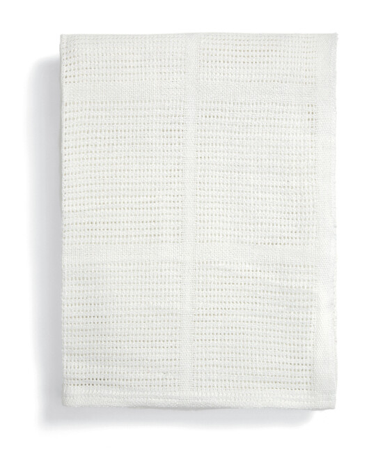 Cellular Blanket Large - White image number 2