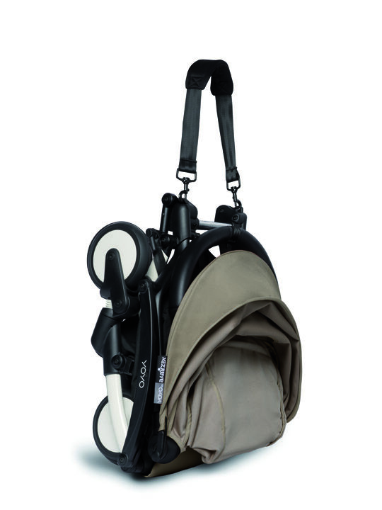 YOYO2 Stroller White Frame with Taupe 6+ Color Pack image number 3
