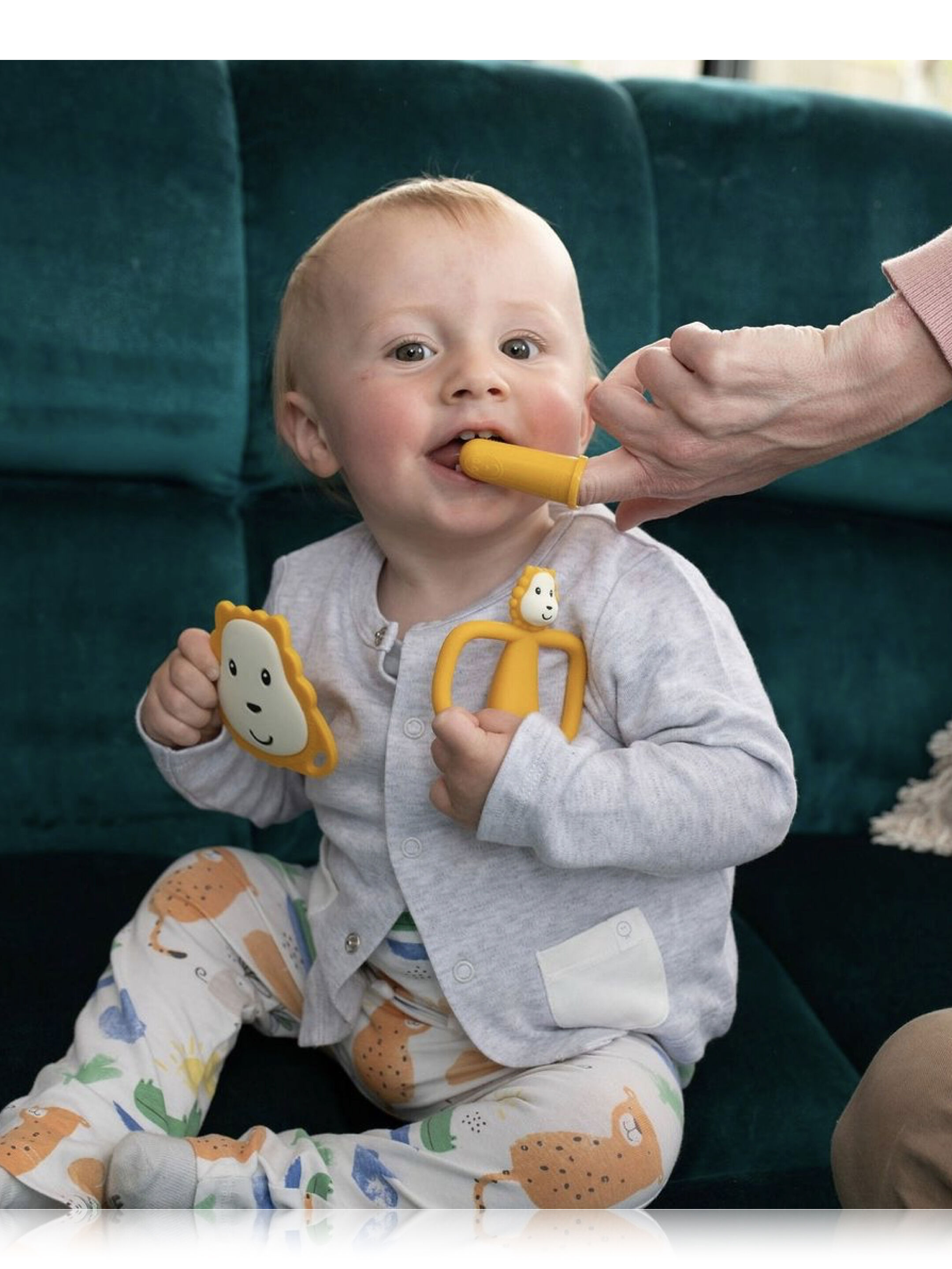 Matchstick Monkey Teething Starter Set - Lion image number 1