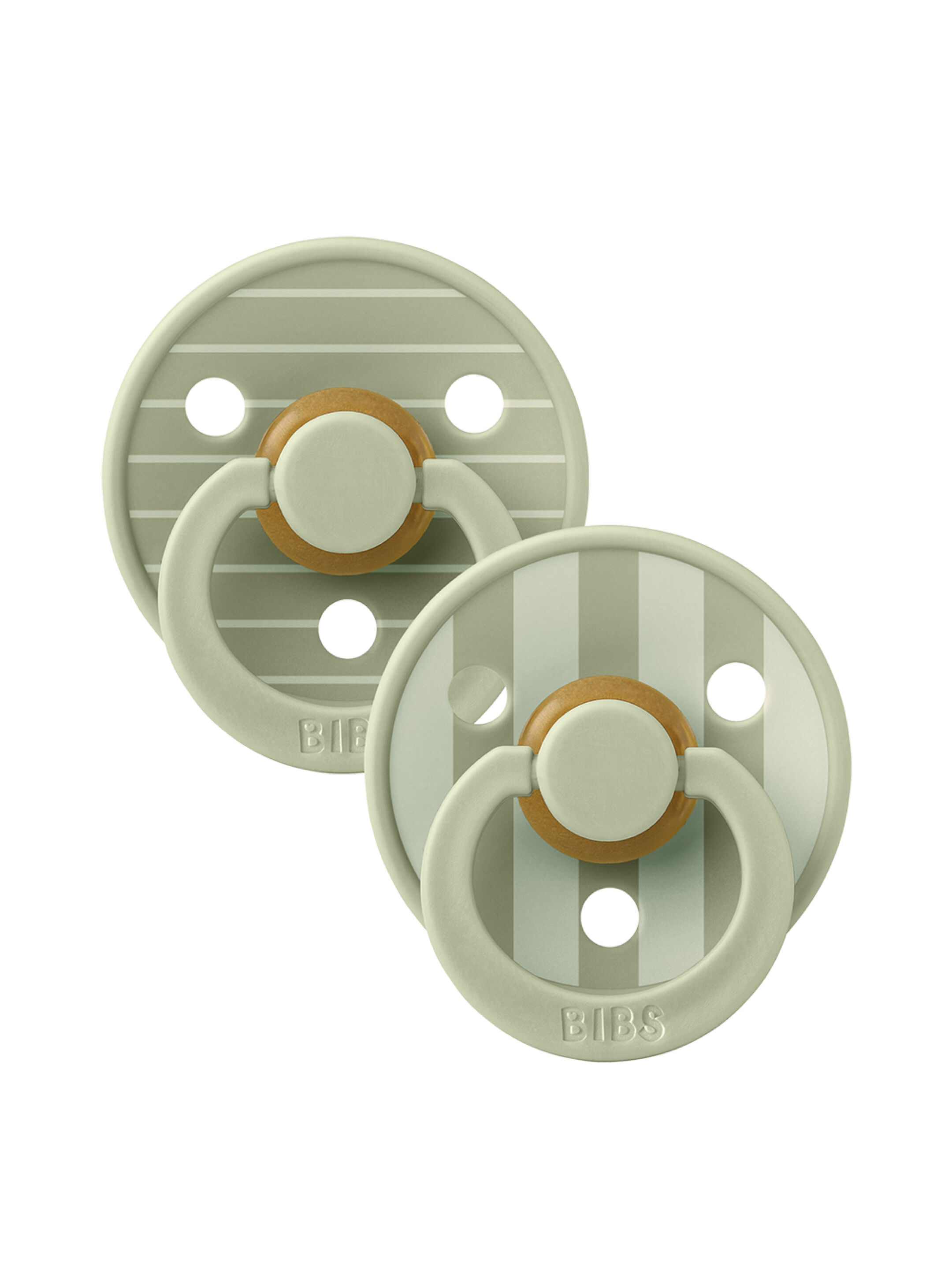 Bibs 2 Pack Colour Pin Latex S2 - Sage Mix (6+ months) image number 1