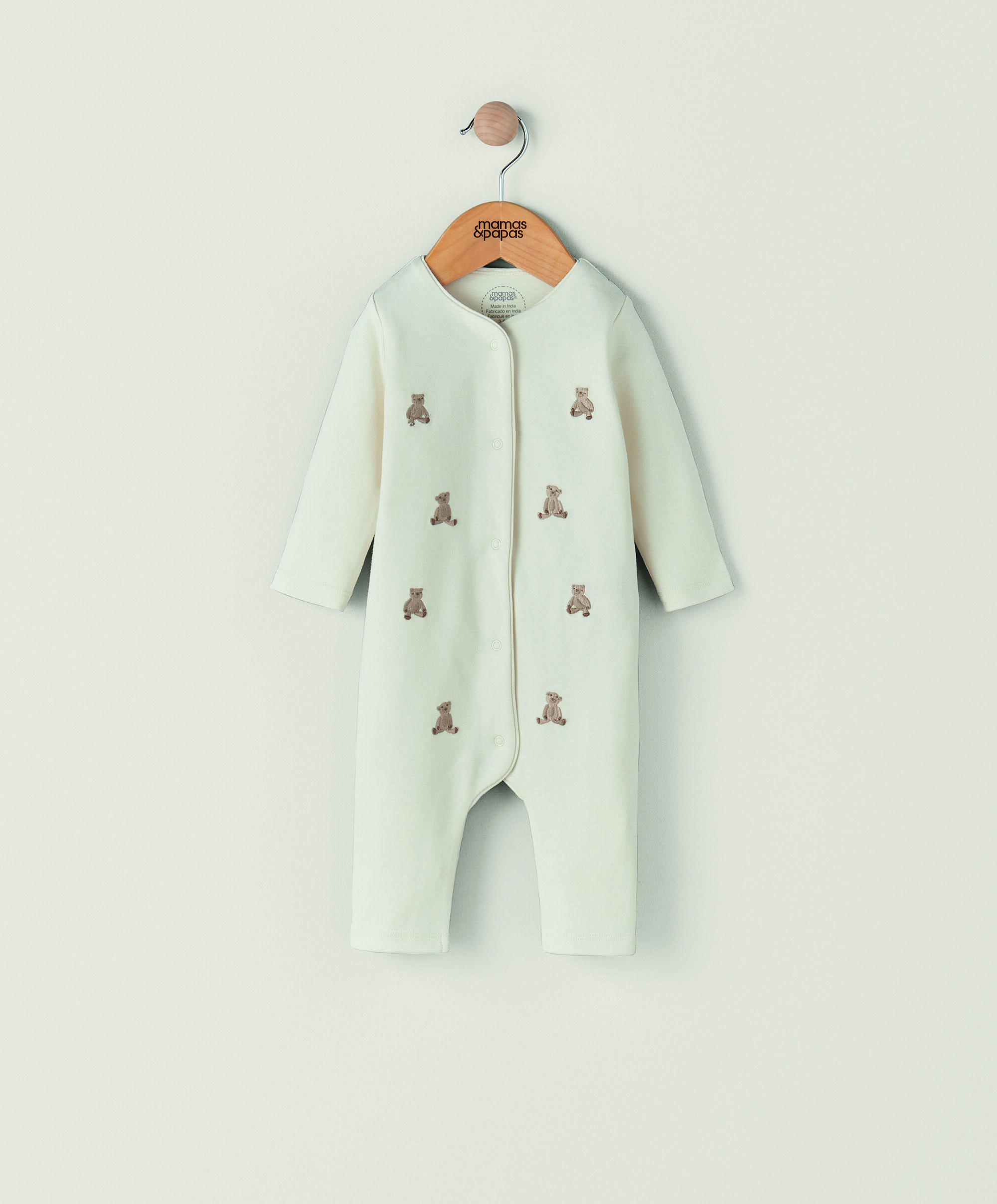 Embroidered Teddy Bear Romper