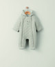 Quilted Bear Jersey Pramsuit image number 1