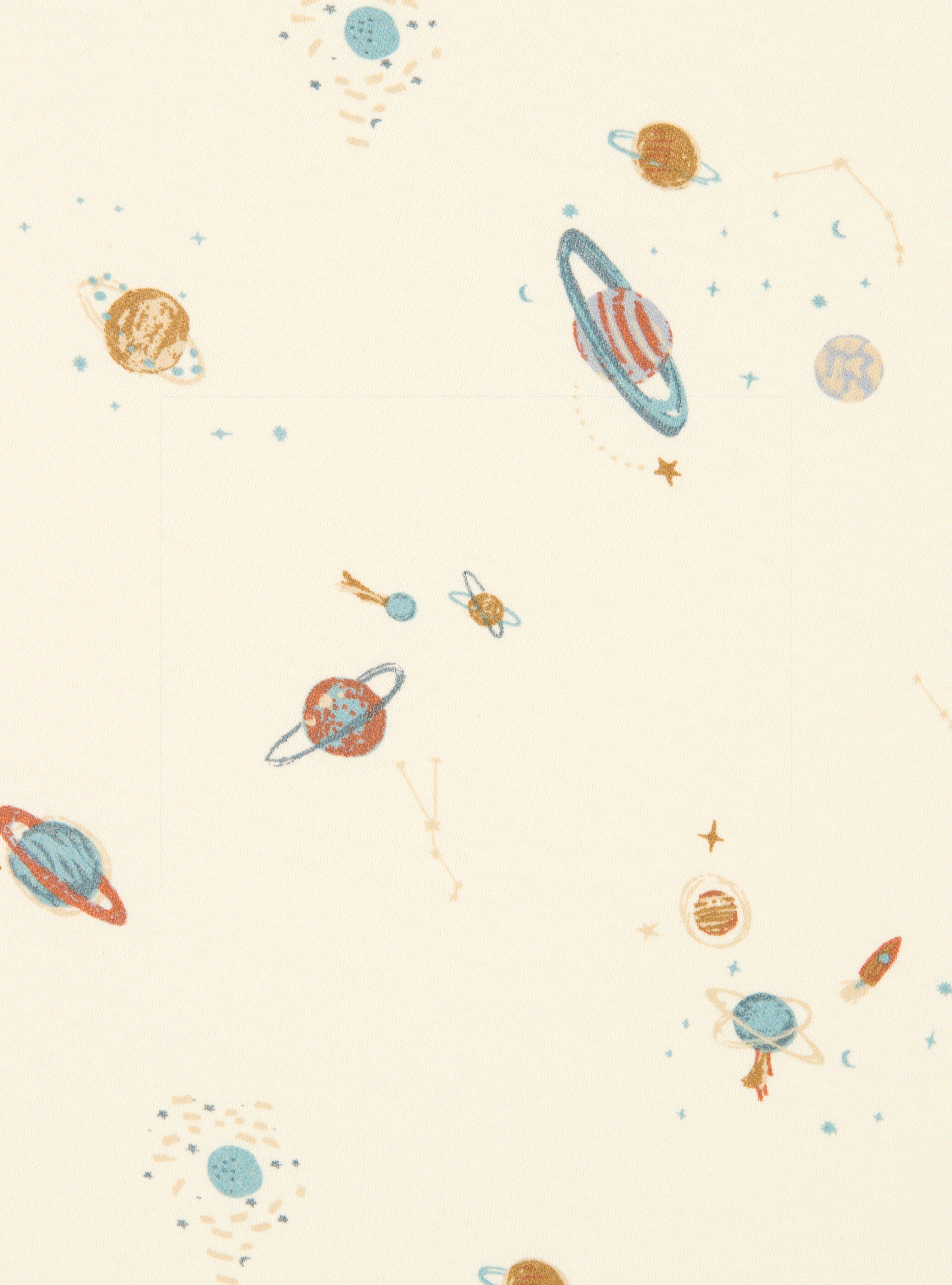 2 Cot/Bed Fitted Sheets - Planet/Blue star image number 3