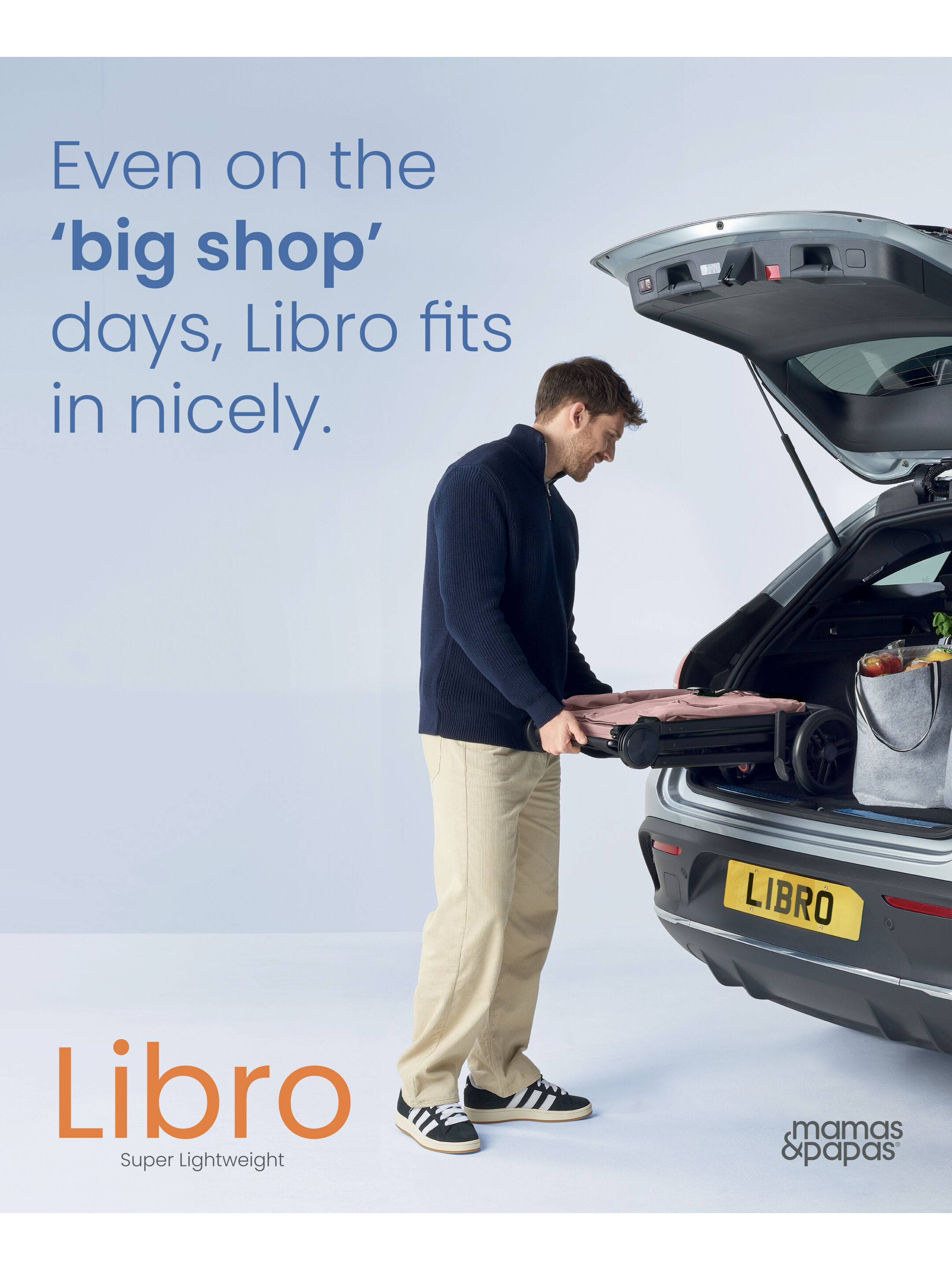 Libro Lightweight Stroller - Peony image number 2