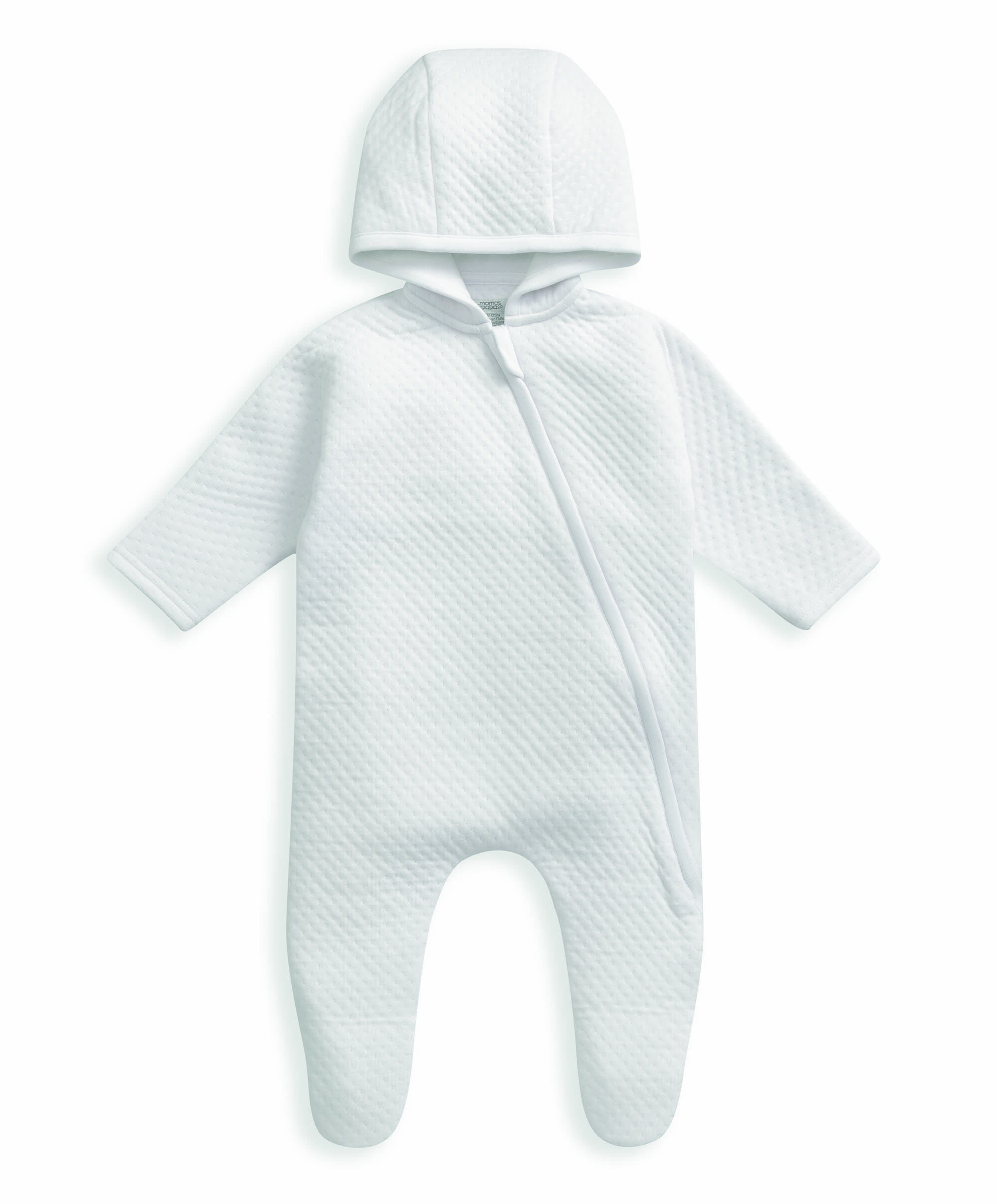 Jersey Pin Spot Jacquard Pramsuit image number 2