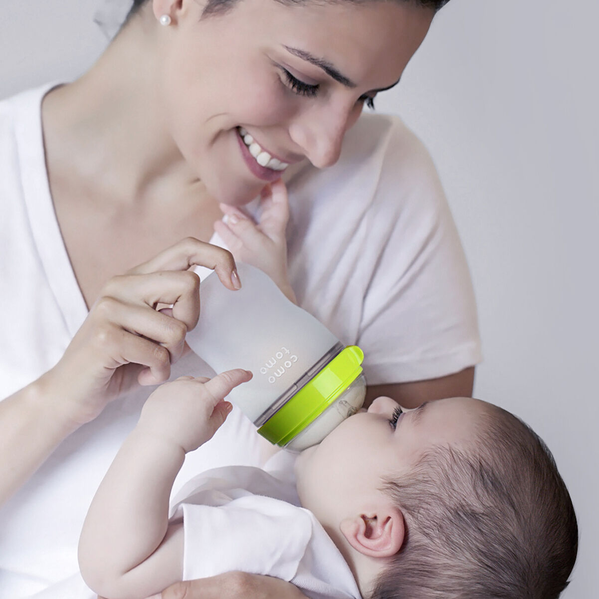 Comotomo Natural Teat Silicone Nipples (Medium Flow) Transparent 2 Pcs image number 6