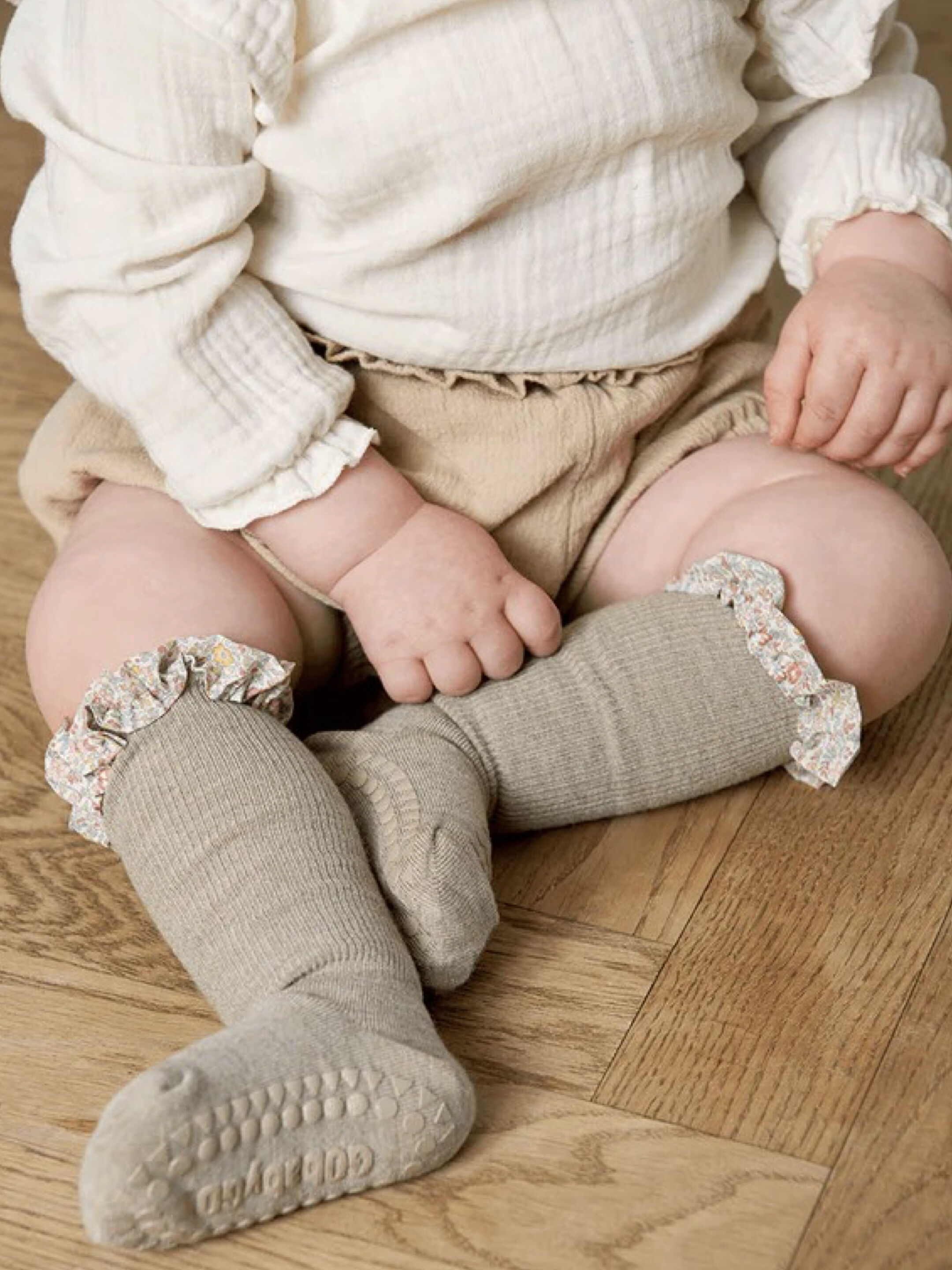GoBabyGo Non-slip socks - Bamboo / Liberty image number 4
