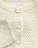 Sparkle Knit Cropped Cardigan Gold- 0-3 image number 3