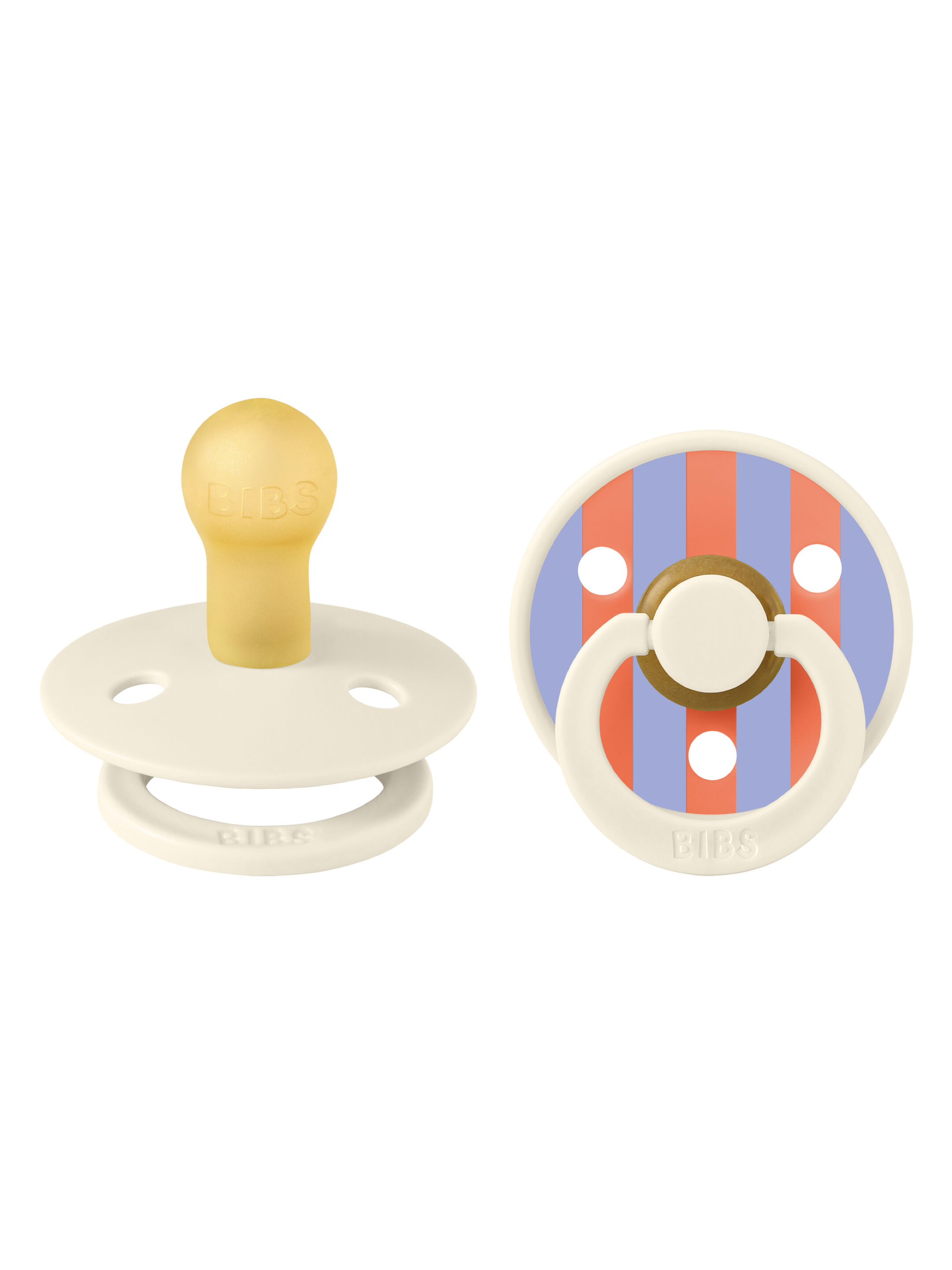 Bibs 2 Pack Colour Pin Latex S1 - Ivory Hush Mix (0+ months) image number 2