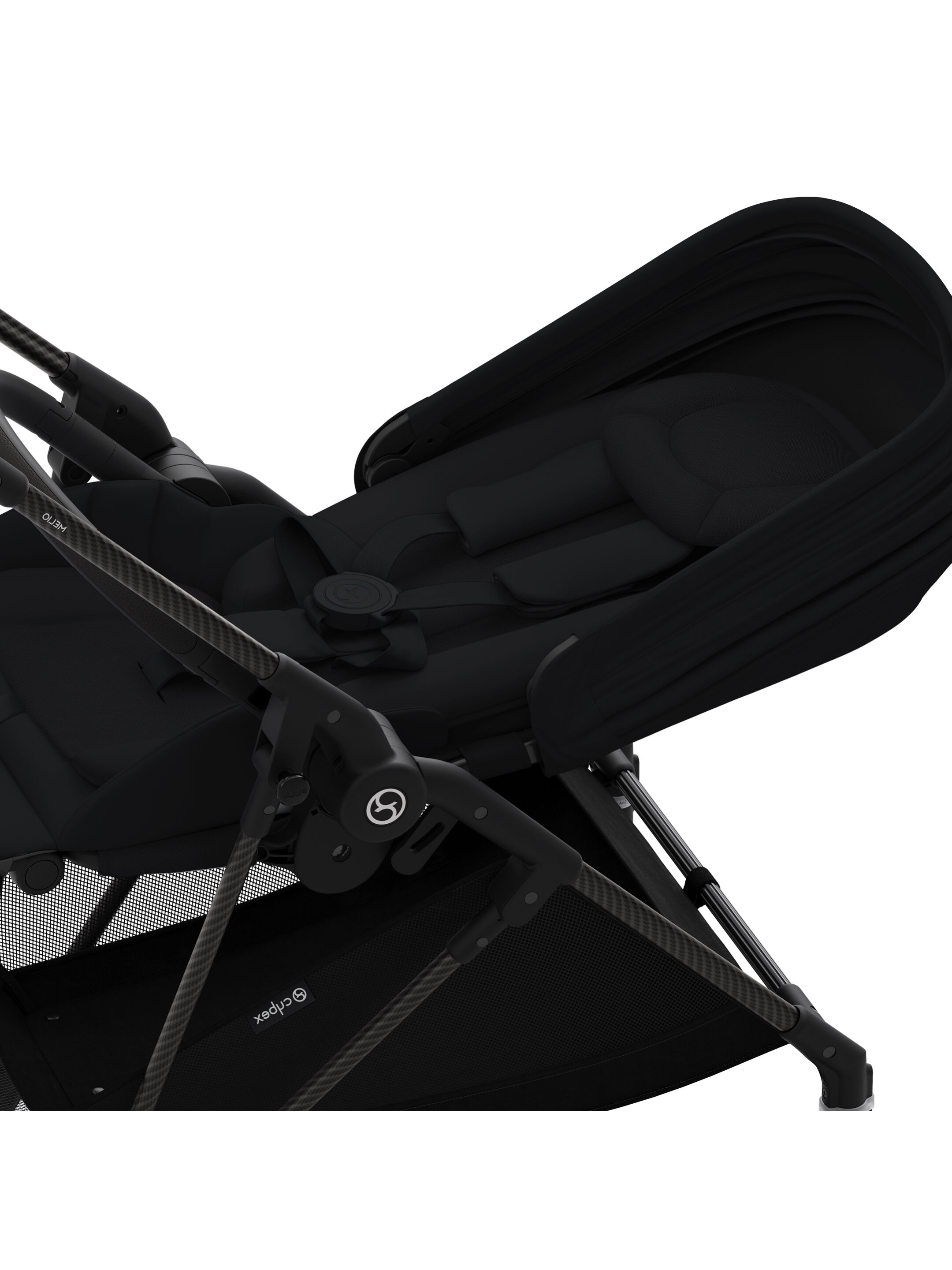 Cybex Melio Carbon Stroller - Moon Black image number 8