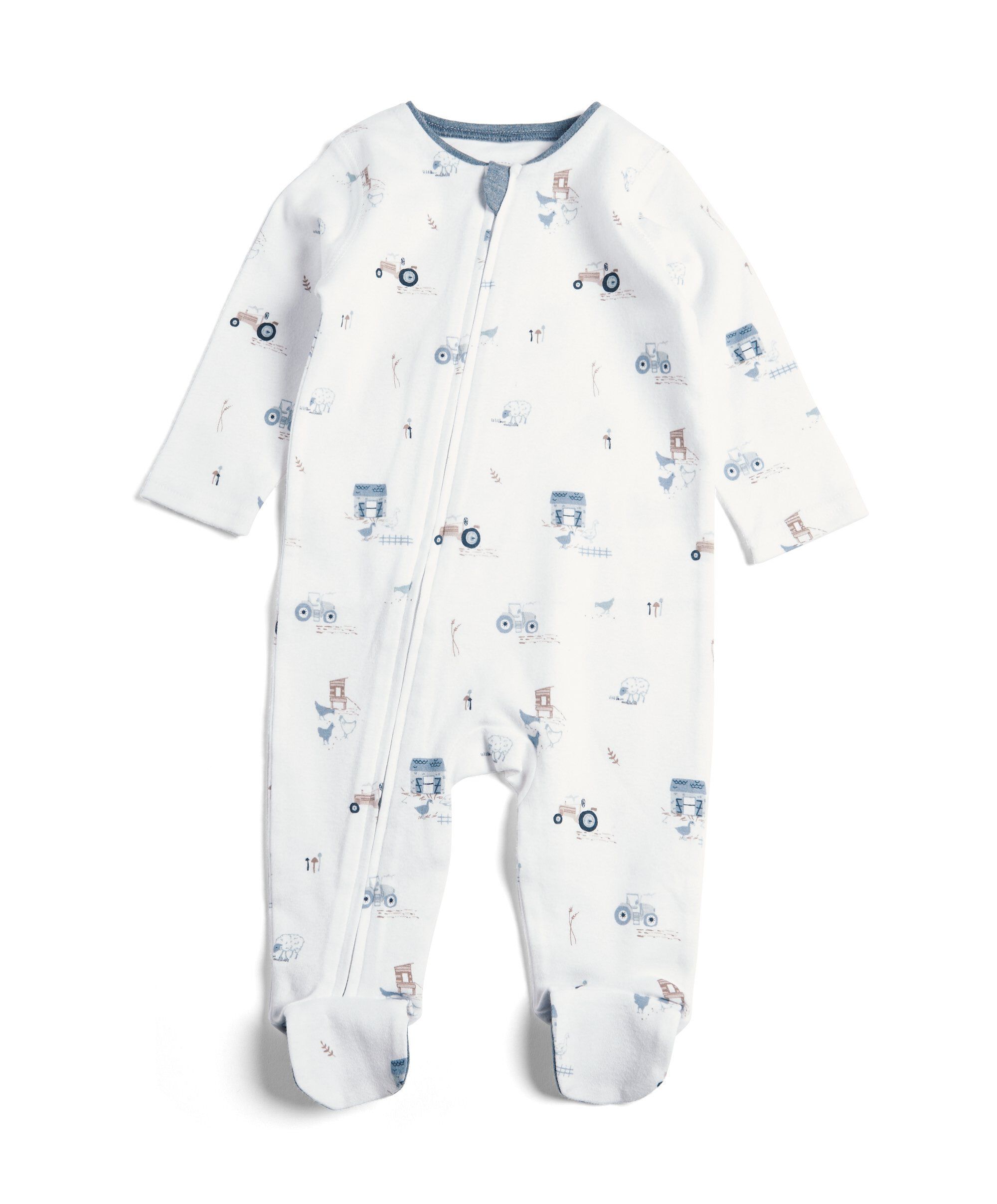 Mamas and 2024 papas zip sleepsuit
