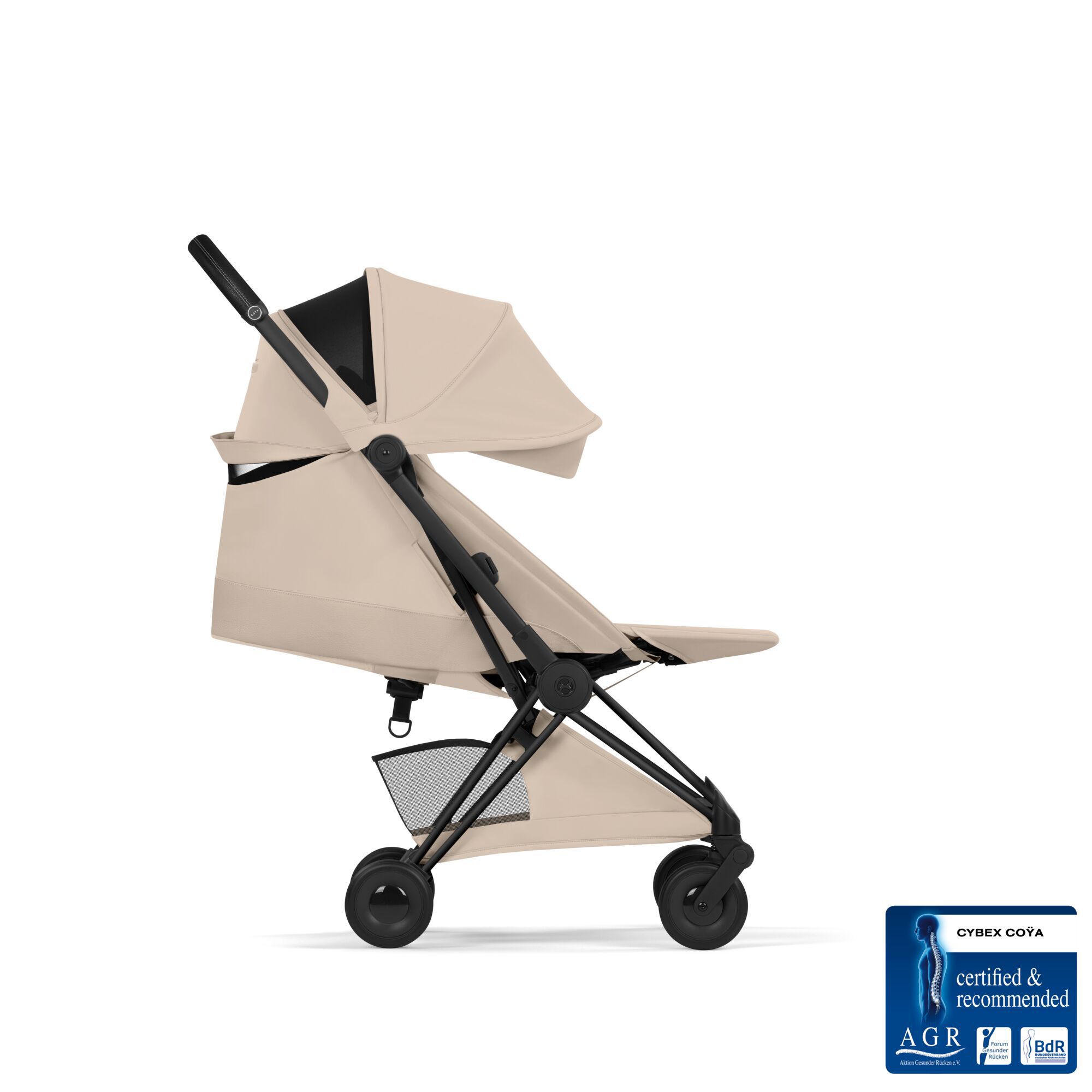 Cybex Coya Style - Cozy Beige with Black Frame image number 6