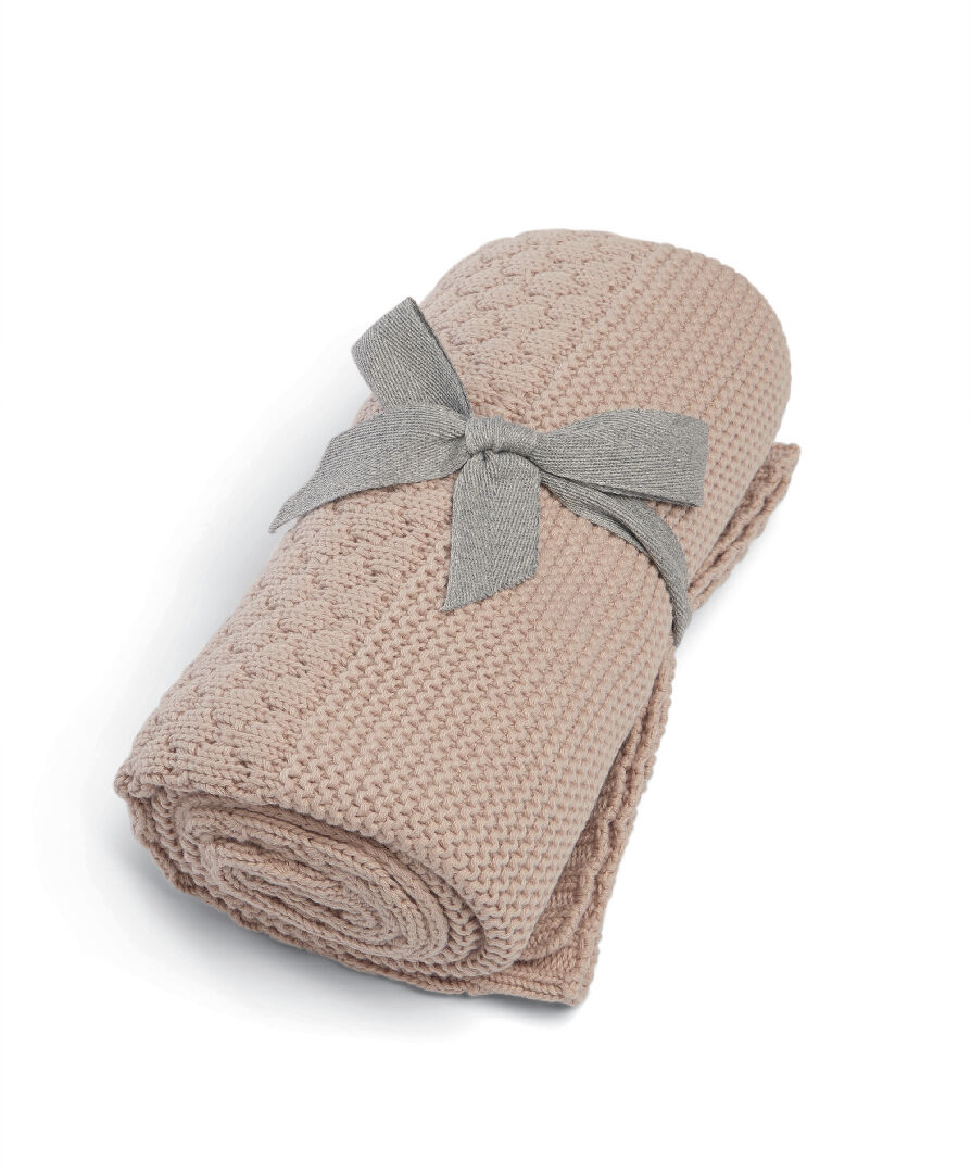 Buy Knitted Blanket Pink Bedding Blankets Pillows Mamas
