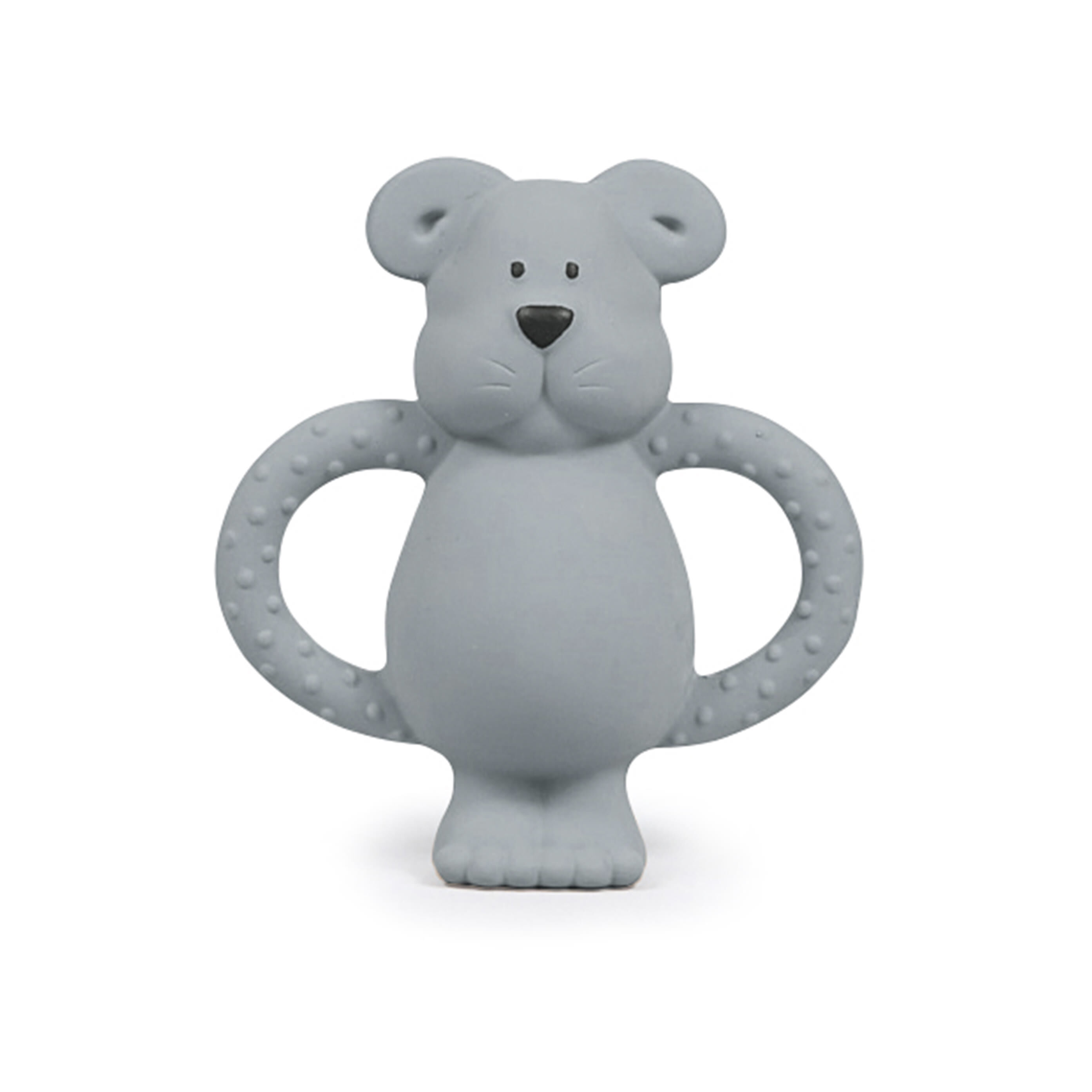 Albert Bear Natural Rubber Teether - Blue image number 1