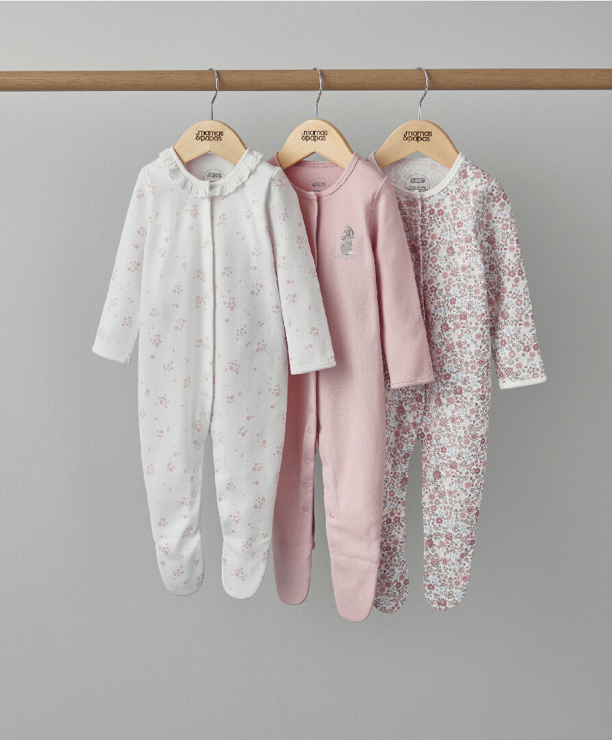 Next baby girl sleepsuits store