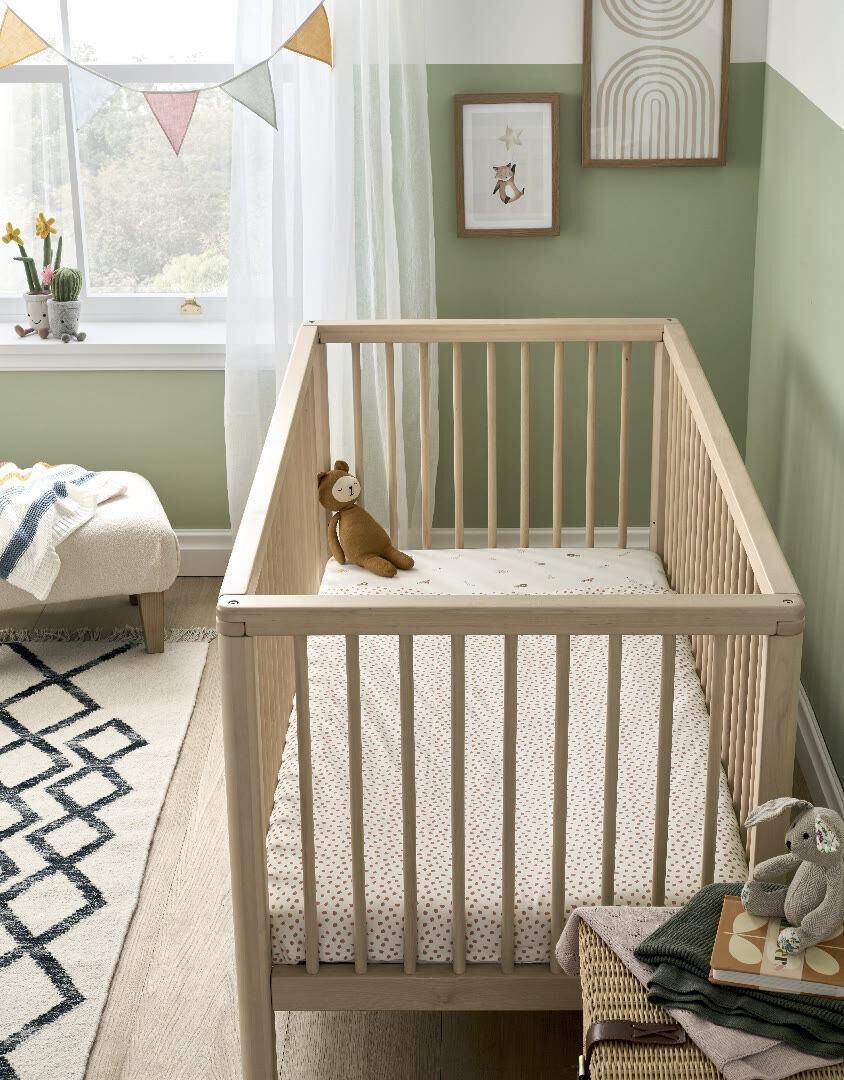 Compact Solo Cotbed - Natural image number 7