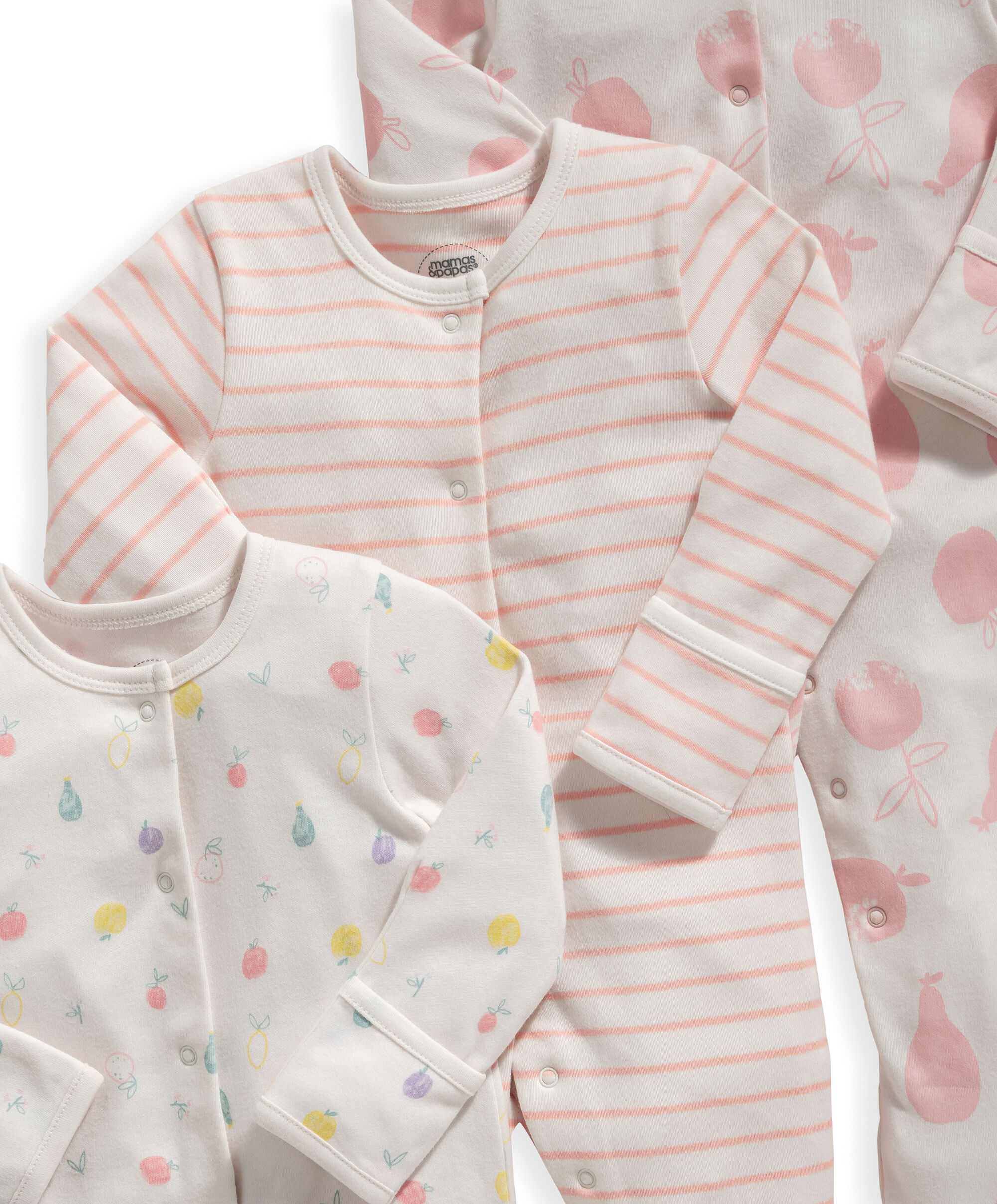 Buy Fruit Sleepsuits 3 Pack Sleepsuit Multipacks Mamas Papas