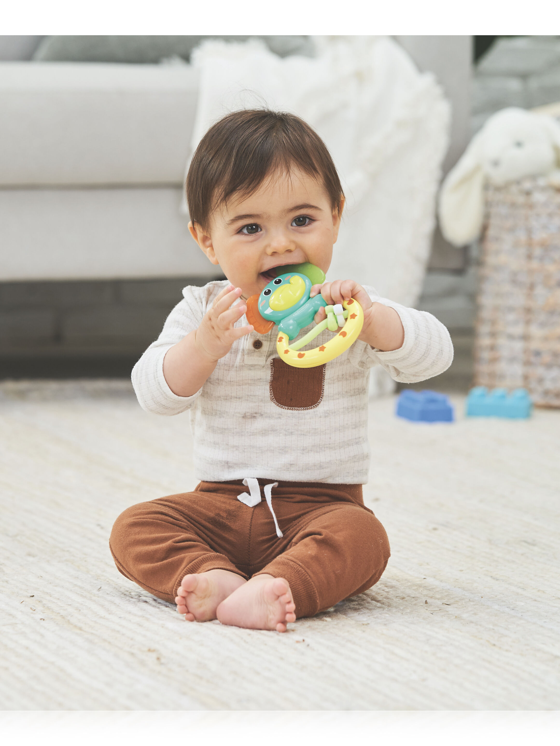 Infantino Rattle & Teether Elephant image number 2