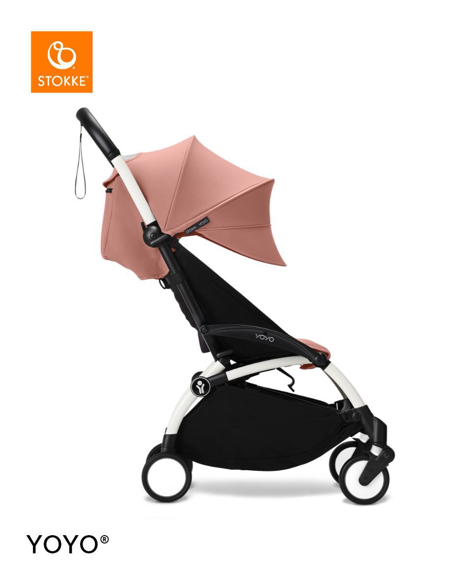 Stokke YOYO3 White Frame with 6+ Color Pack - Ginger & Cup Holder (3 Pieces) image number 3