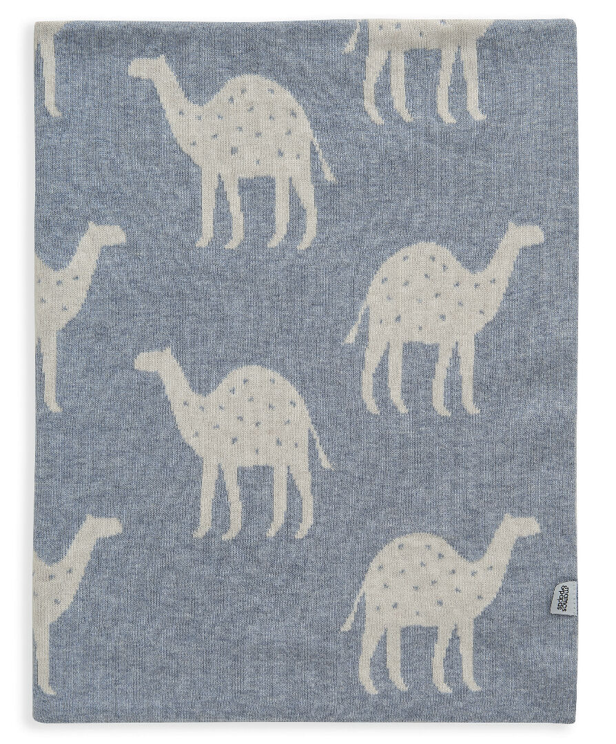 Blanket Camel Blue image number 1