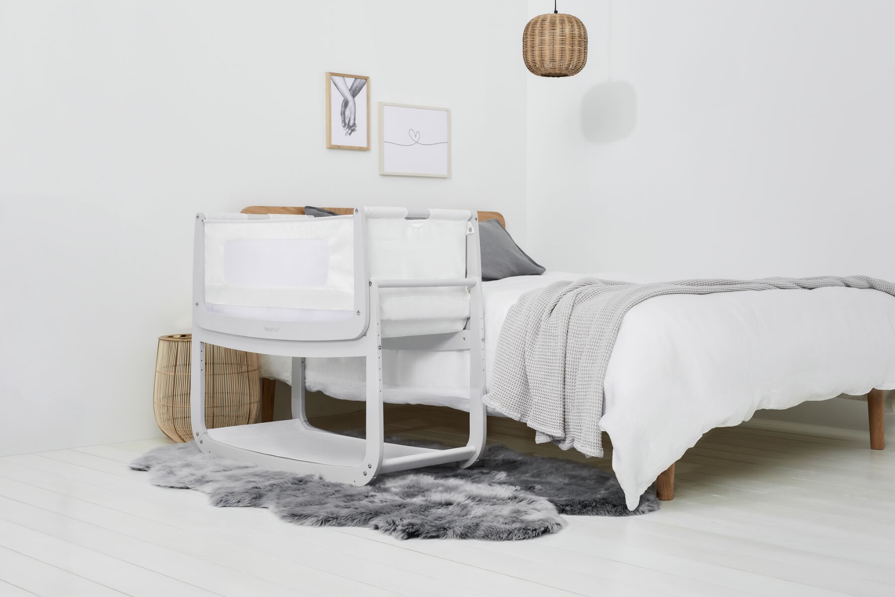 Buy SnuzPod4 Bedside Crib - Haze Grey - Baby Beds & Cots Buy SnuzPod4 Bedside Crib - Haze Grey - Baby Beds & Cots