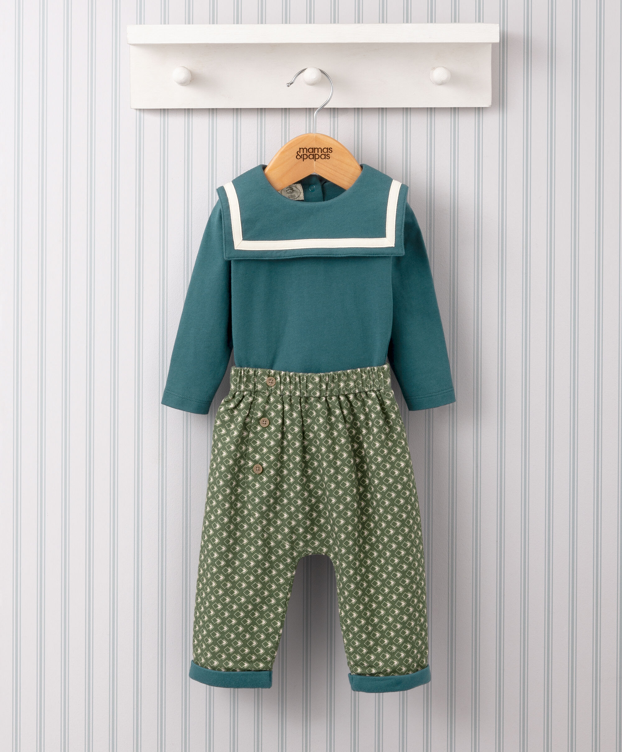 Buy Laura Ashley Sailor Bodysuit Trousers Sets Outfits Mamas Papas Qatar