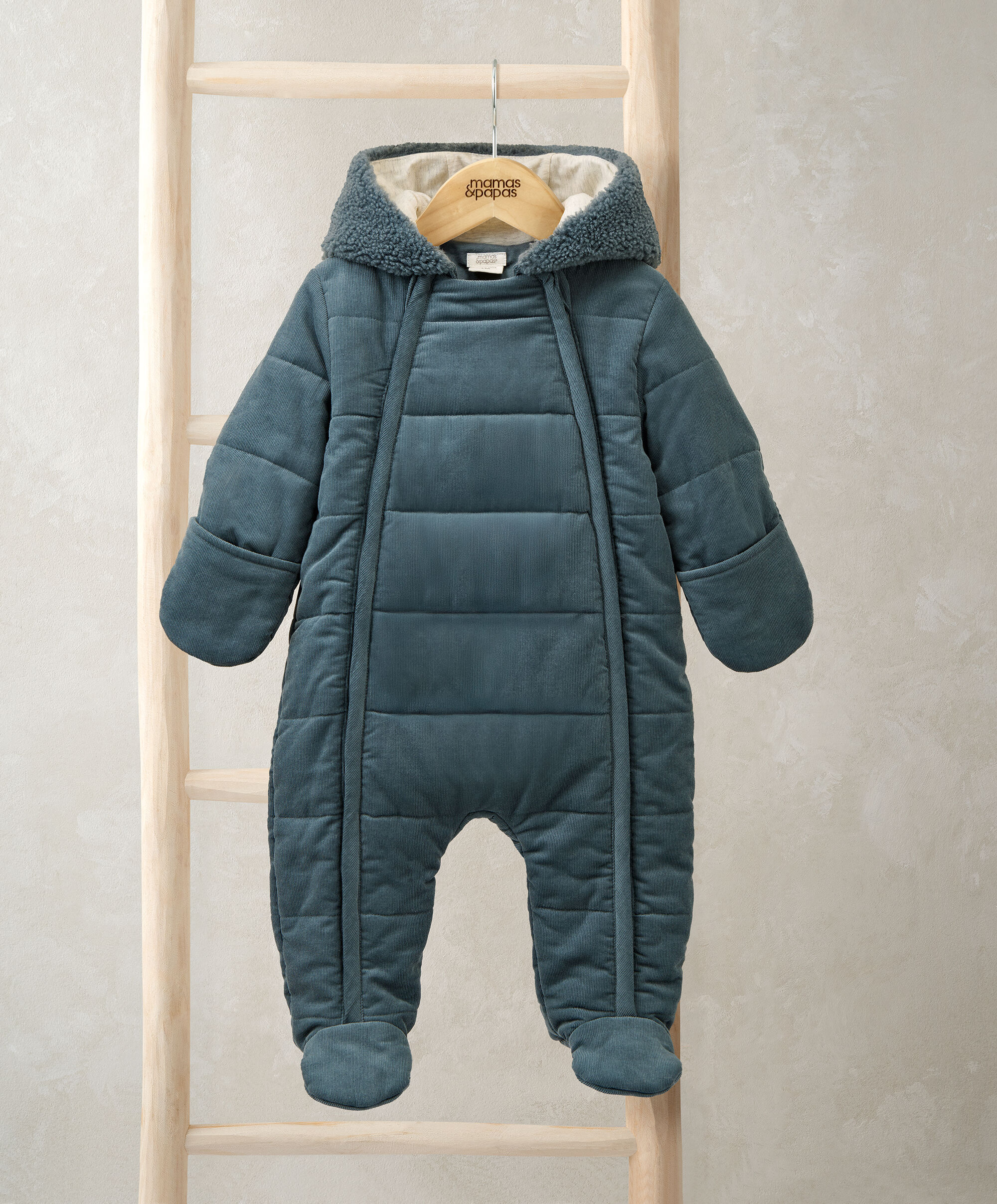 Blue Cord Pramsuit image number 1