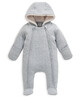 Grey Quilted Jersey Pramsuit image number 1