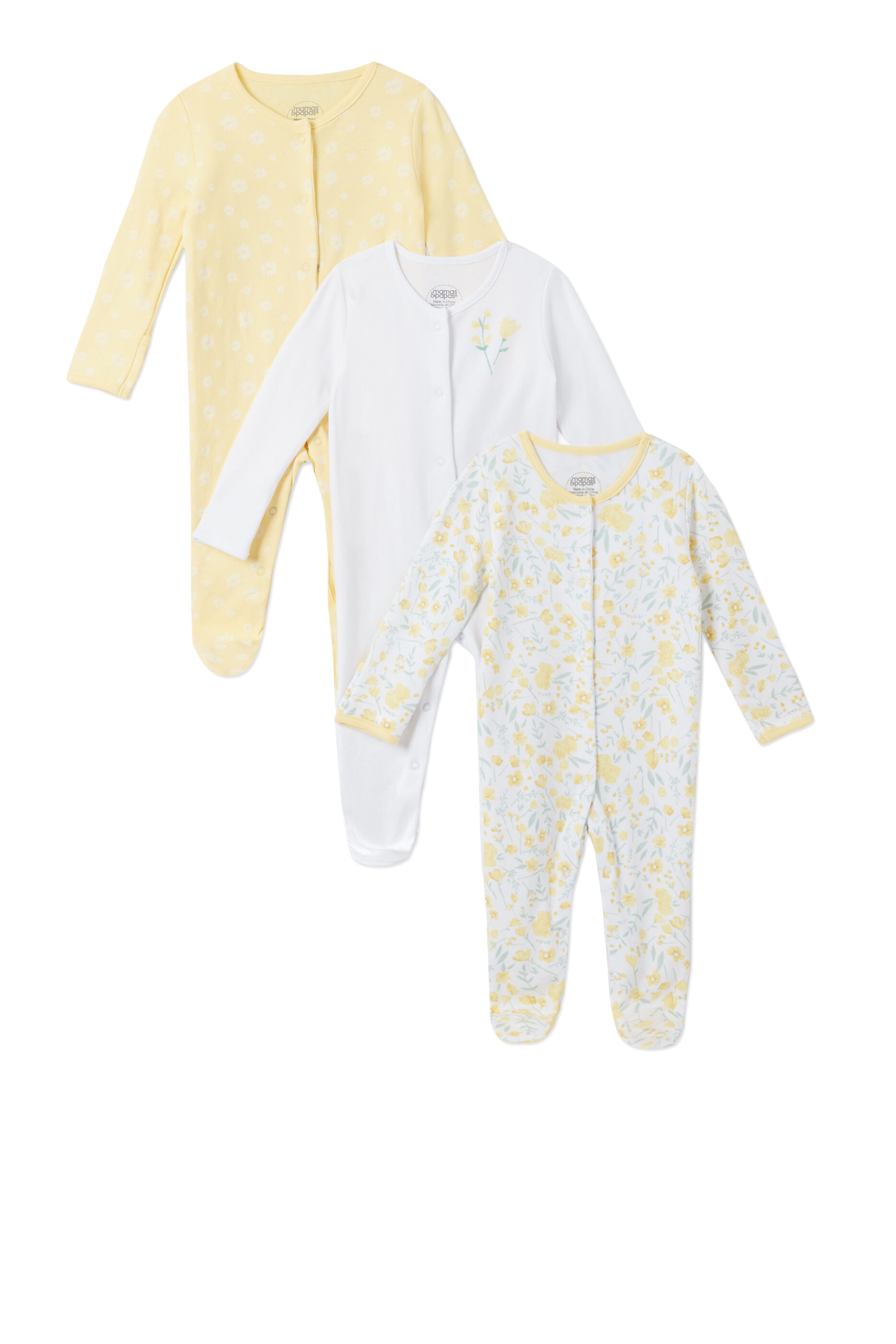 Yellow sleepsuits sales