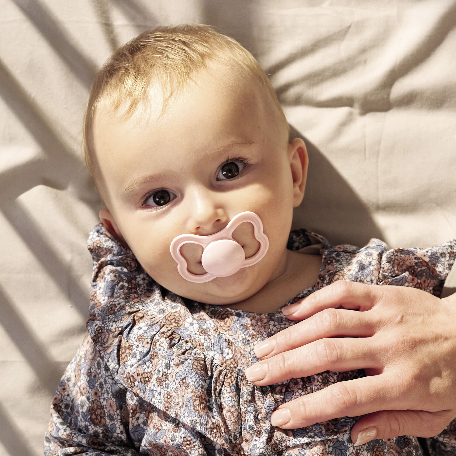 Mam Baby Supreme Silicone Pacifier - O-6 M | Sealife Blue & Beige - Pack of 2 image number 7