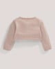 Pointelle Detail Knit Cropped Cardigan Pink- 6-9 months image number 4