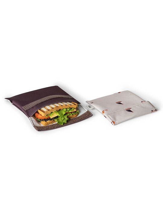 Citron Reusable Sandwich Bag Set of 2 Vehicles image number 5
