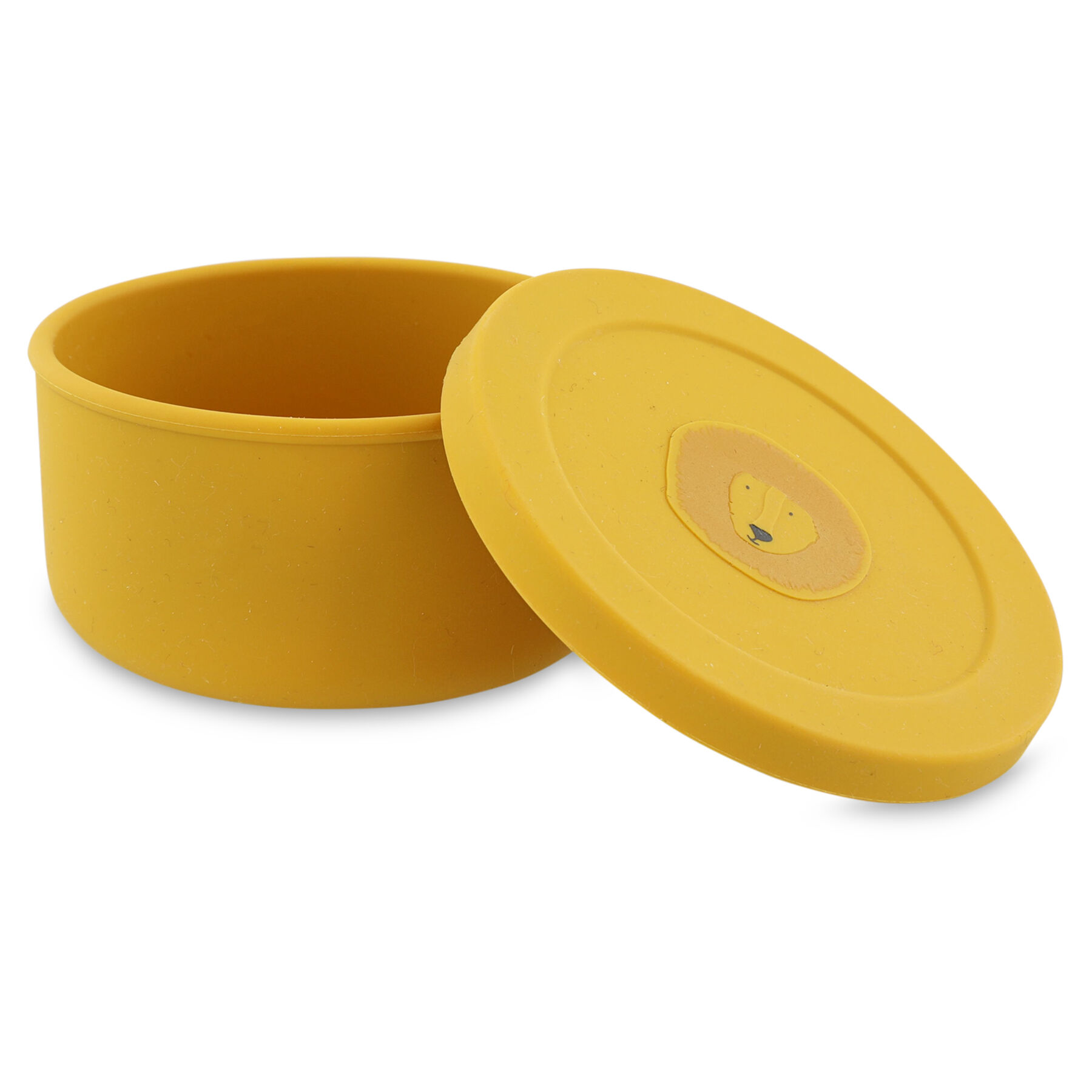 Trixie Silicone Snack Box with Lid Mr. Lion - Yellow image number 2