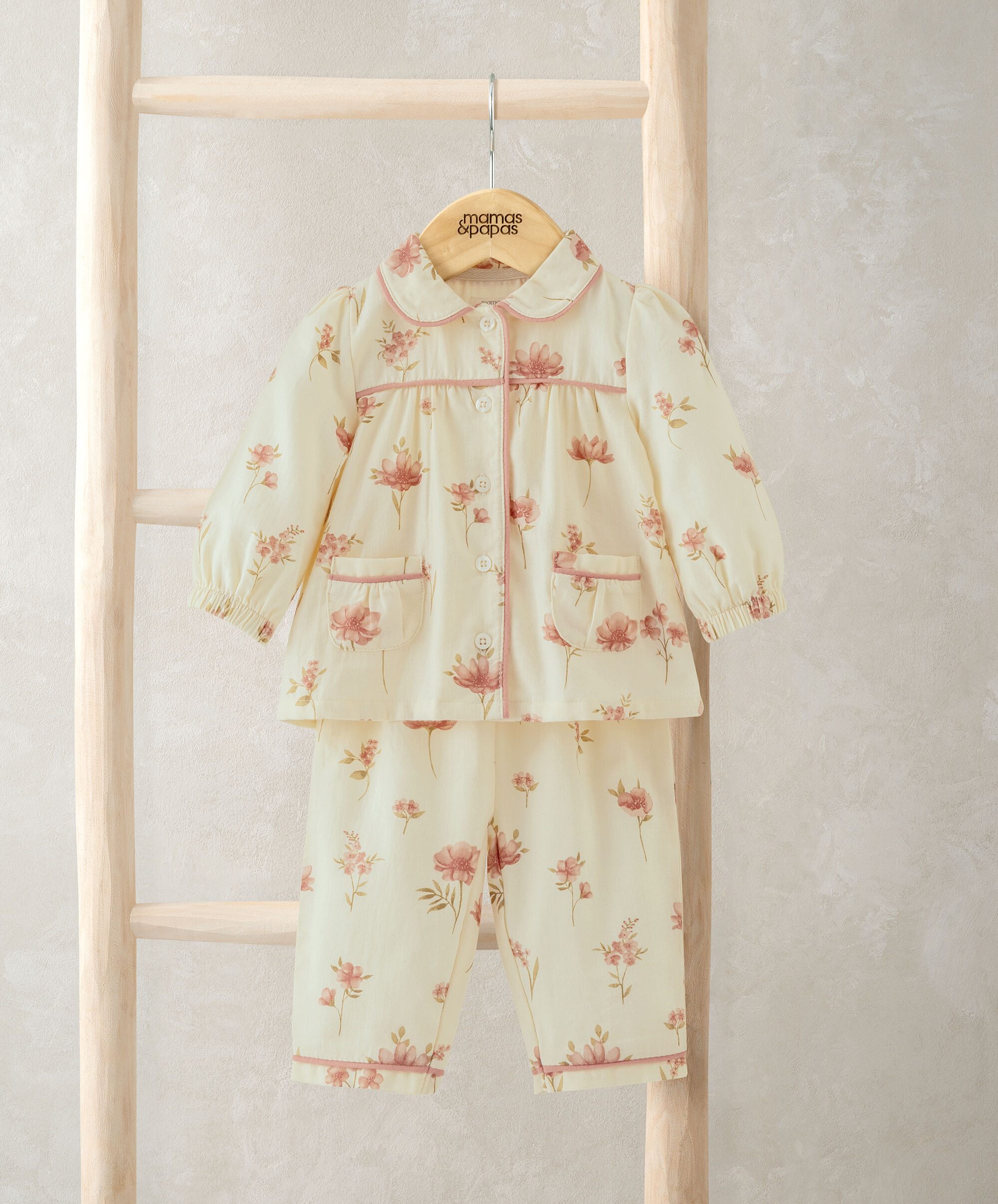 Floral Woven Pyjamas image number 1