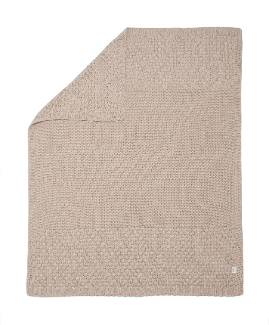 Knitted Blanket - Pink image number 2