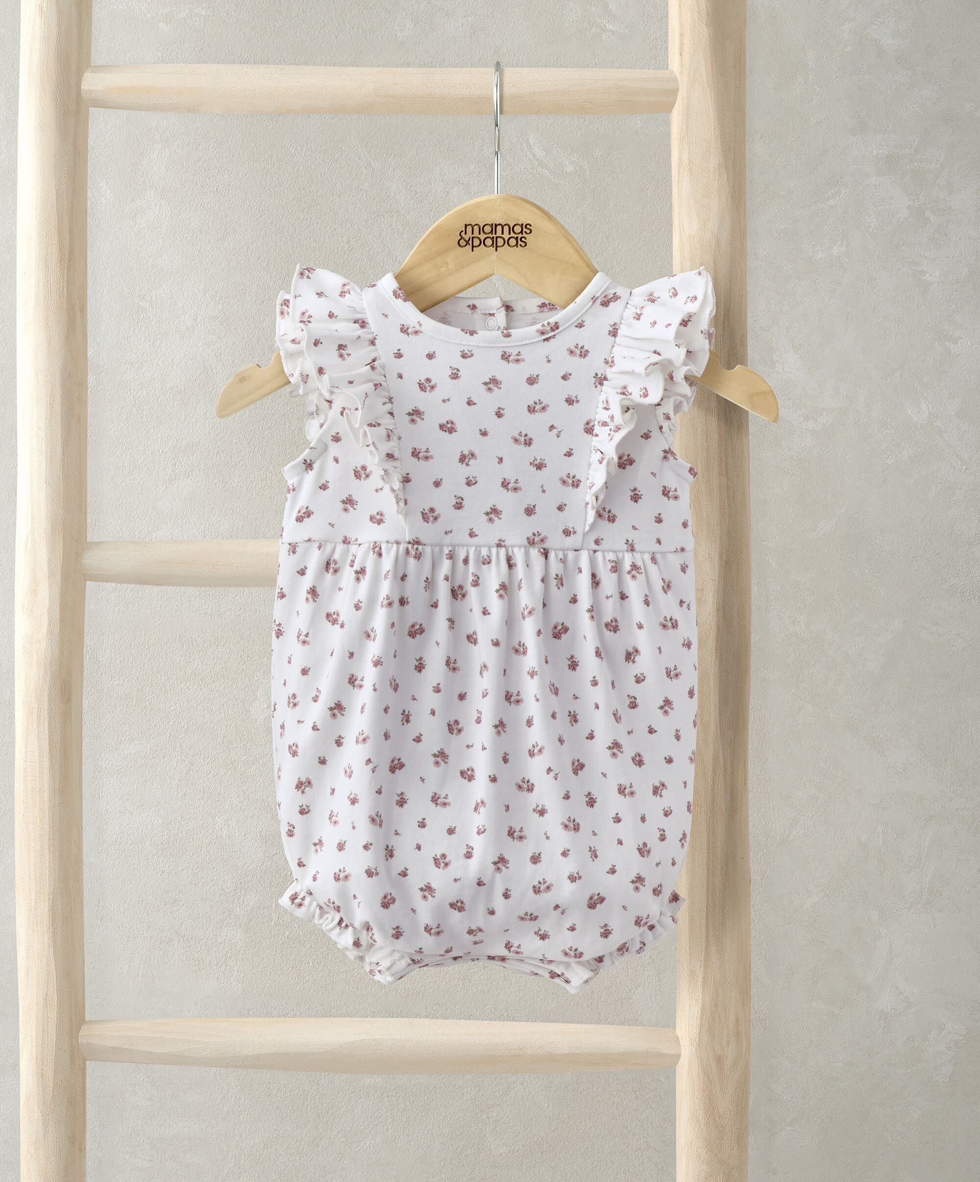 Sprig Flower Shortie Romper image number 1