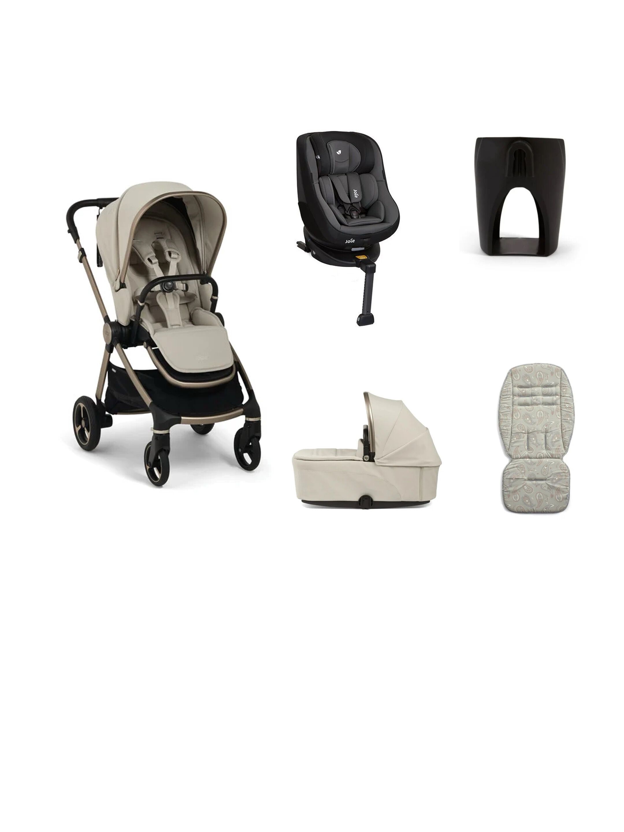 Vardo Shell Pushchair 5 Piece Bundle with Joie Car Seat image number 1