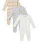 Shapes Sleepsuits 3 Pack image number 1