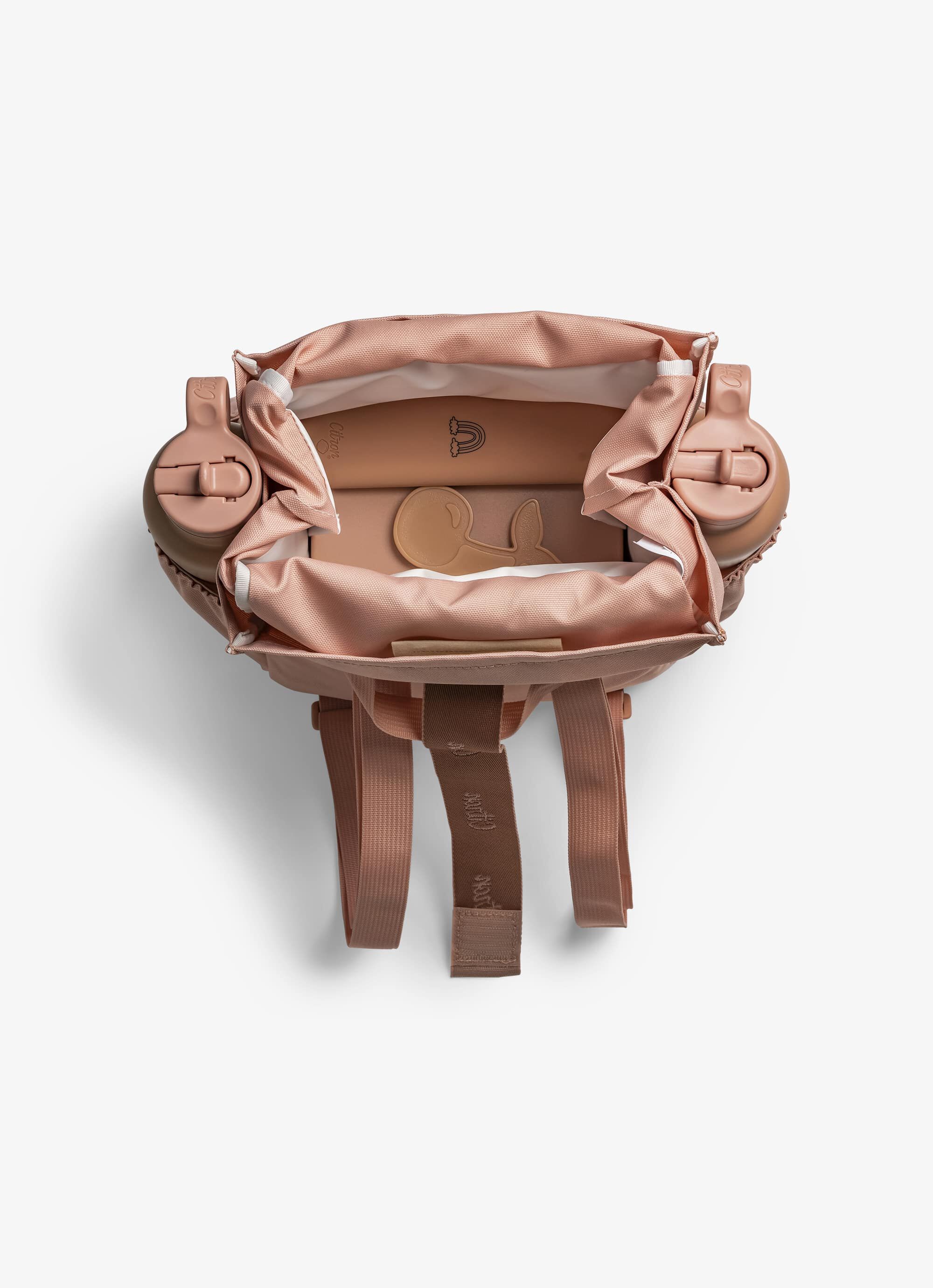 Citron Insulated Rollup Lunchbag - Blush Pink image number 6