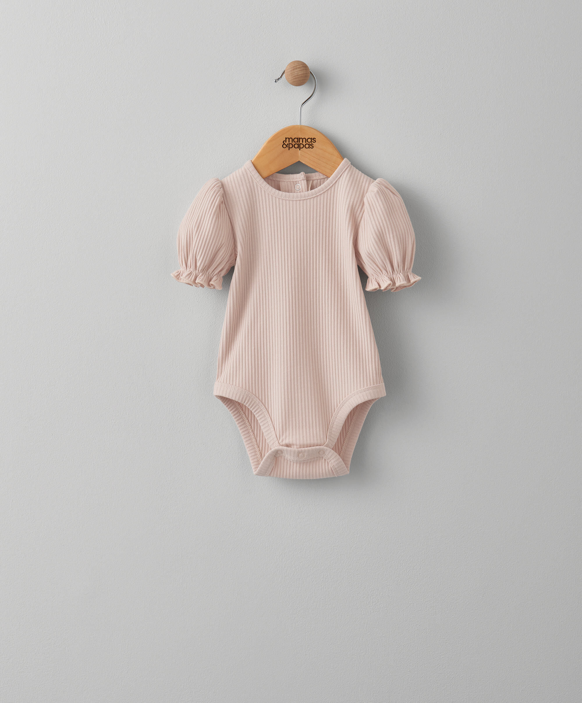 Pink Short Sleeve Bodysuit image number 1